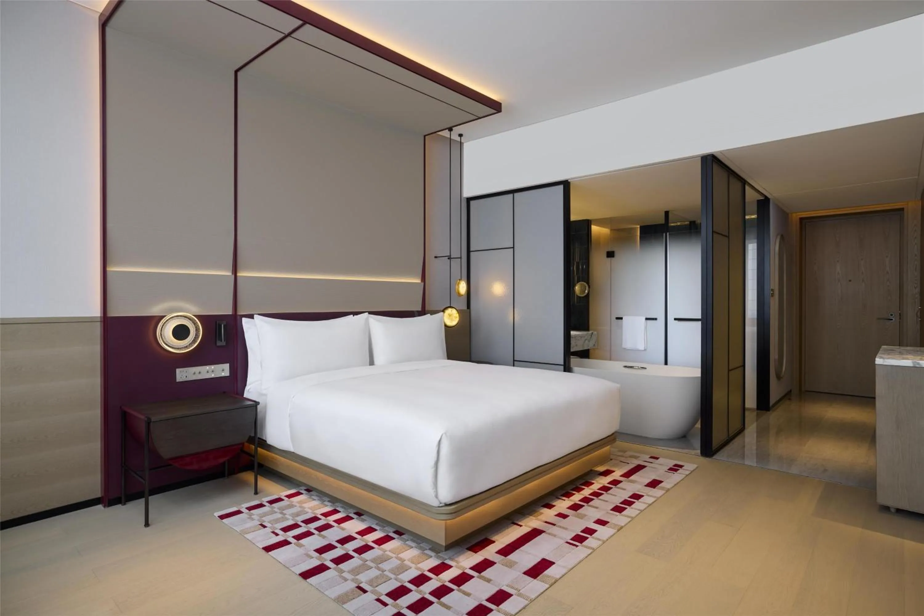 Bed in Canopy By Hilton Shanghai Belfry Plaza