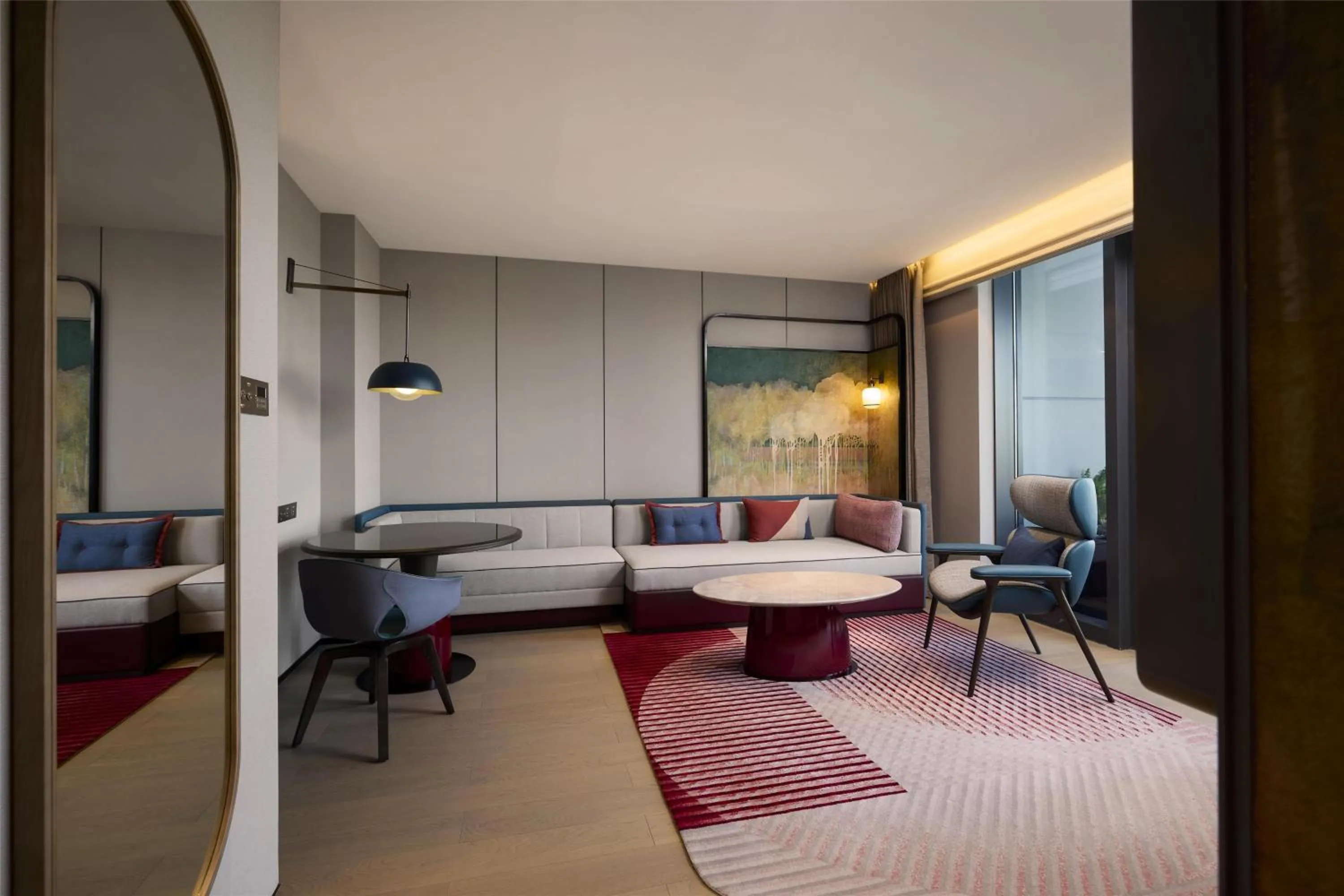 Living room in Canopy By Hilton Shanghai Belfry Plaza