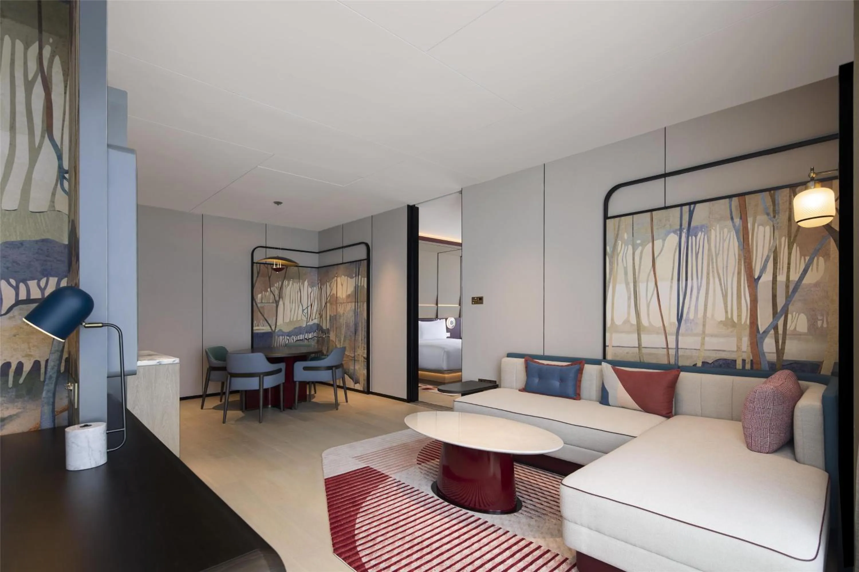 Living room in Canopy By Hilton Shanghai Belfry Plaza