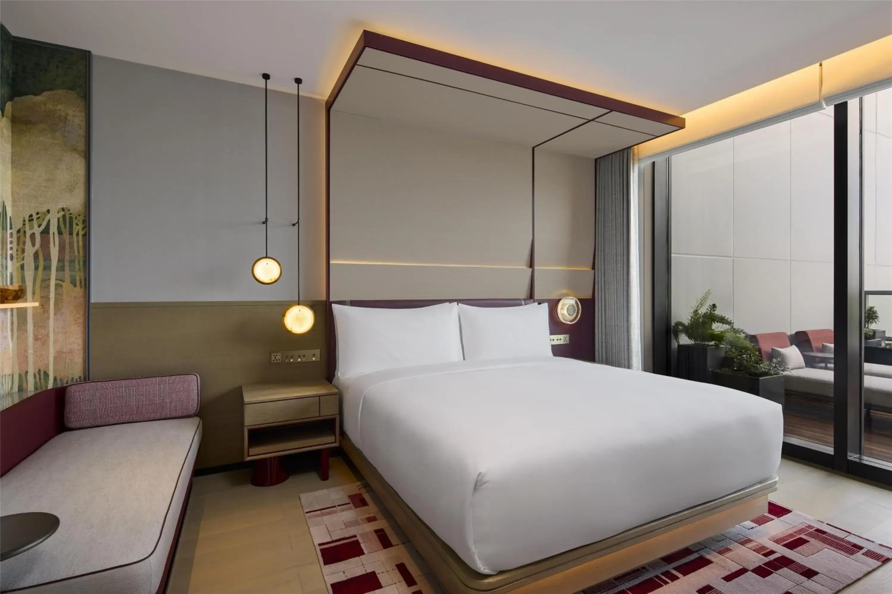 King Suite with Terrace in Canopy By Hilton Shanghai Belfry Plaza King Suite with Terrace in Canopy By Hilton Shanghai Belfry Plaza