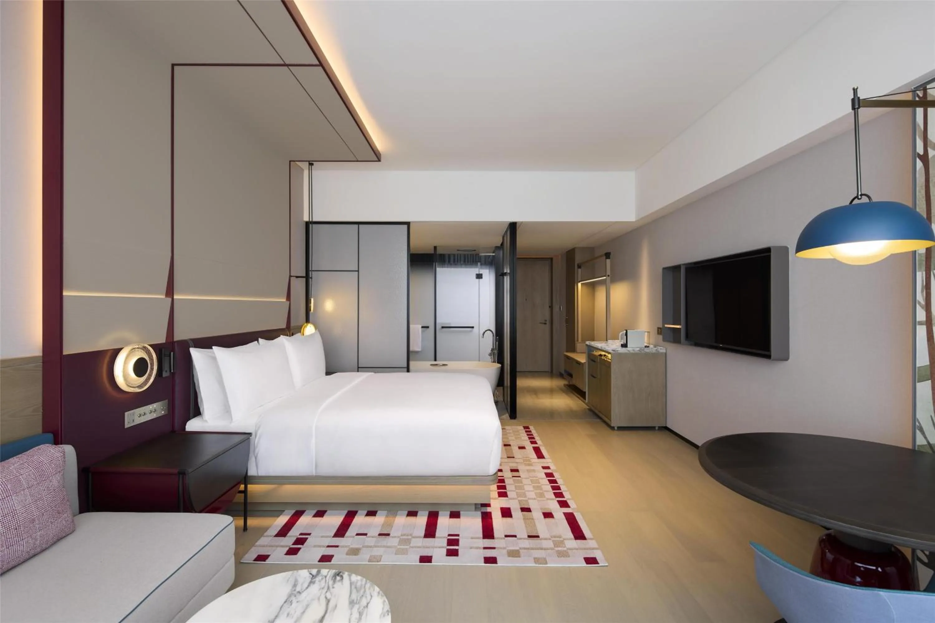 Bed in Canopy By Hilton Shanghai Belfry Plaza