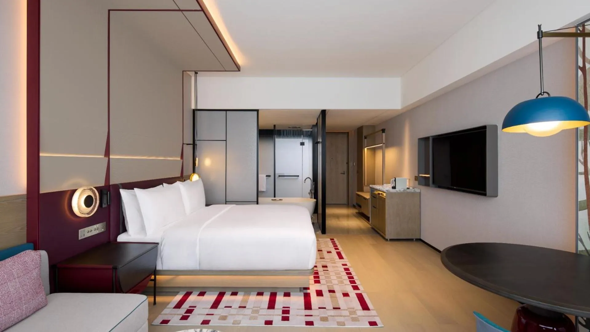 Bedroom, Bed in Canopy By Hilton Shanghai Belfry Plaza