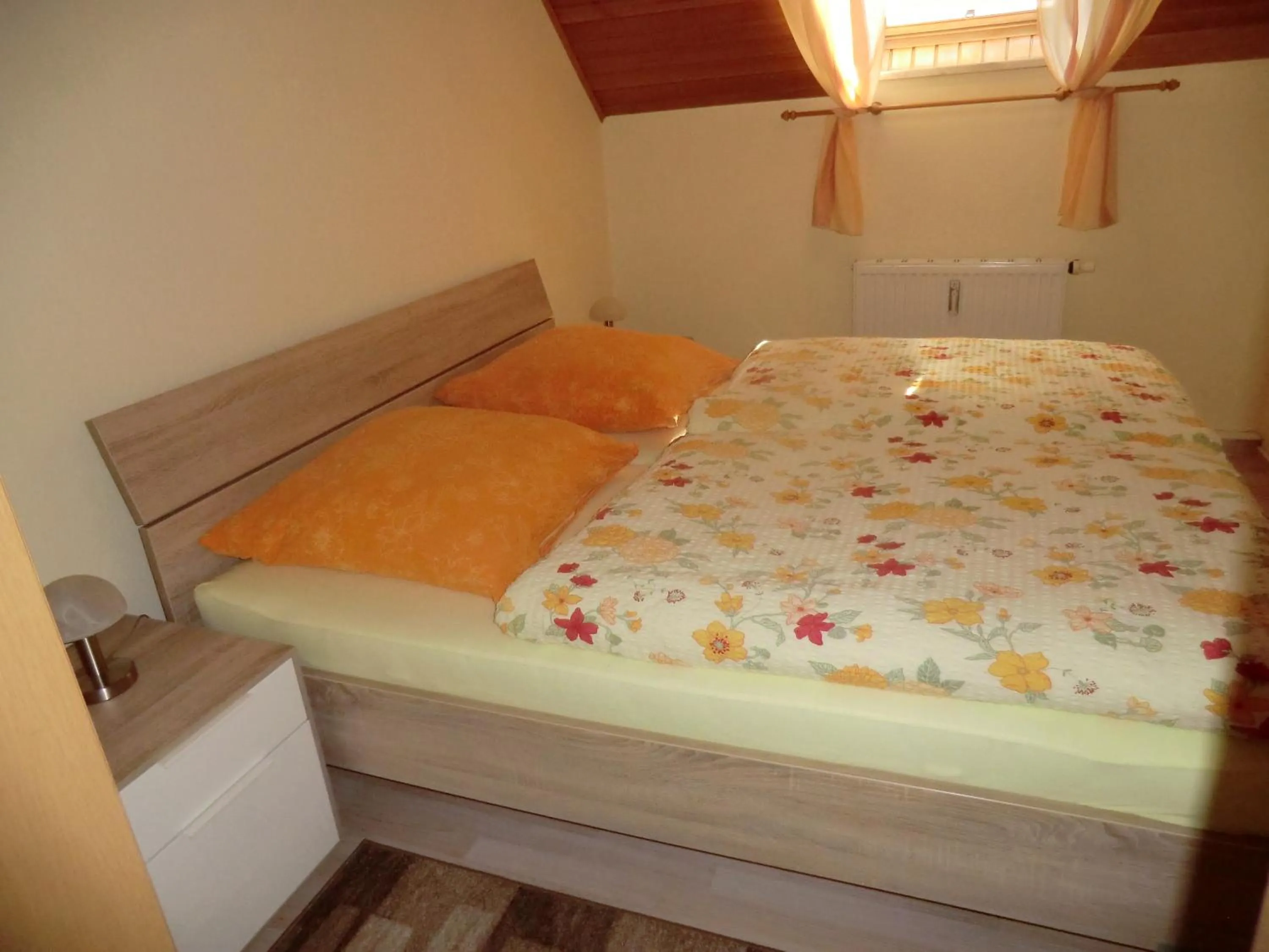 Bed in Ferienwohnung Unger
