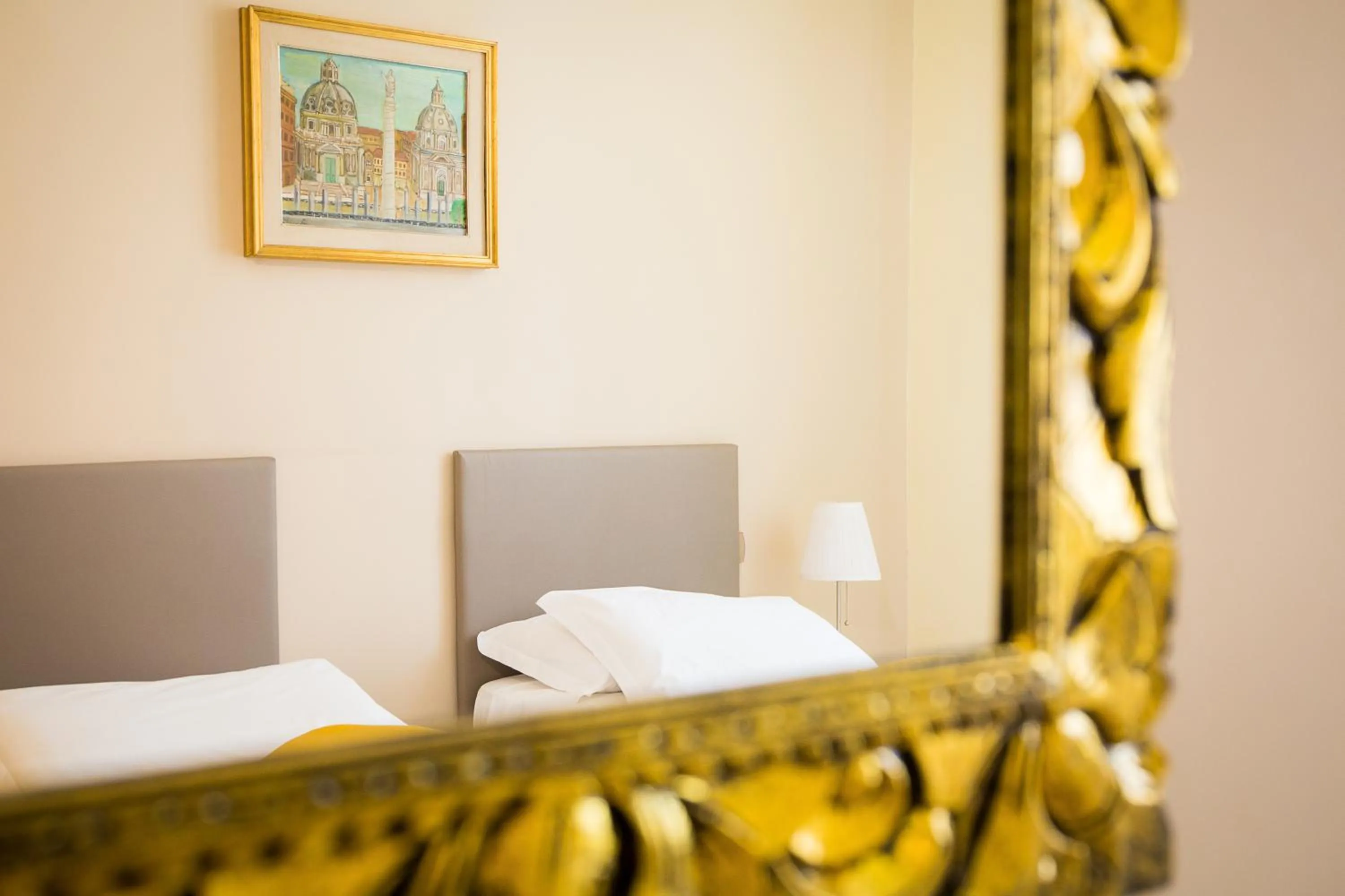 Bed in Nerva Accommodation Cavour