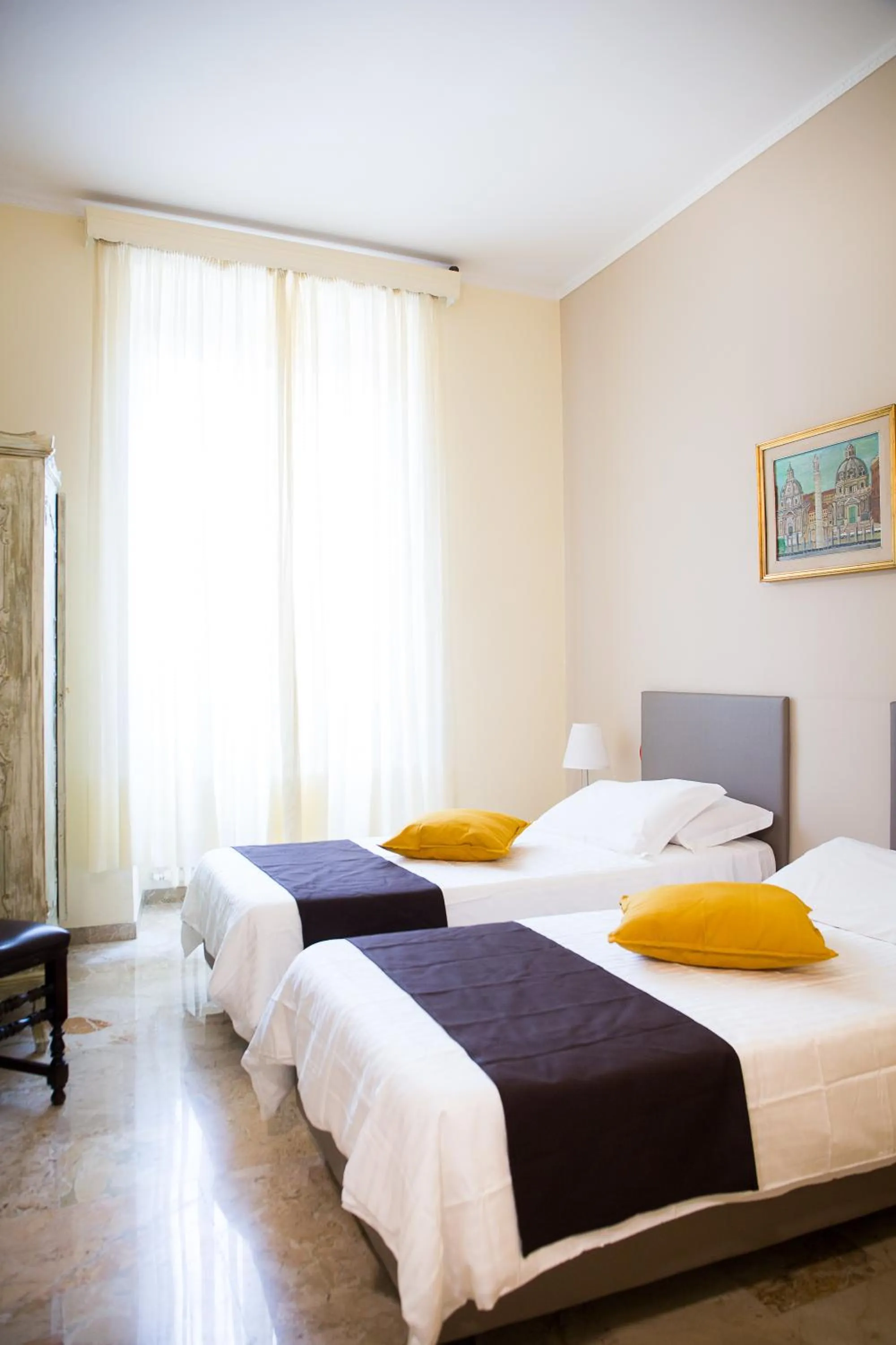 Bed in Nerva Accommodation Cavour