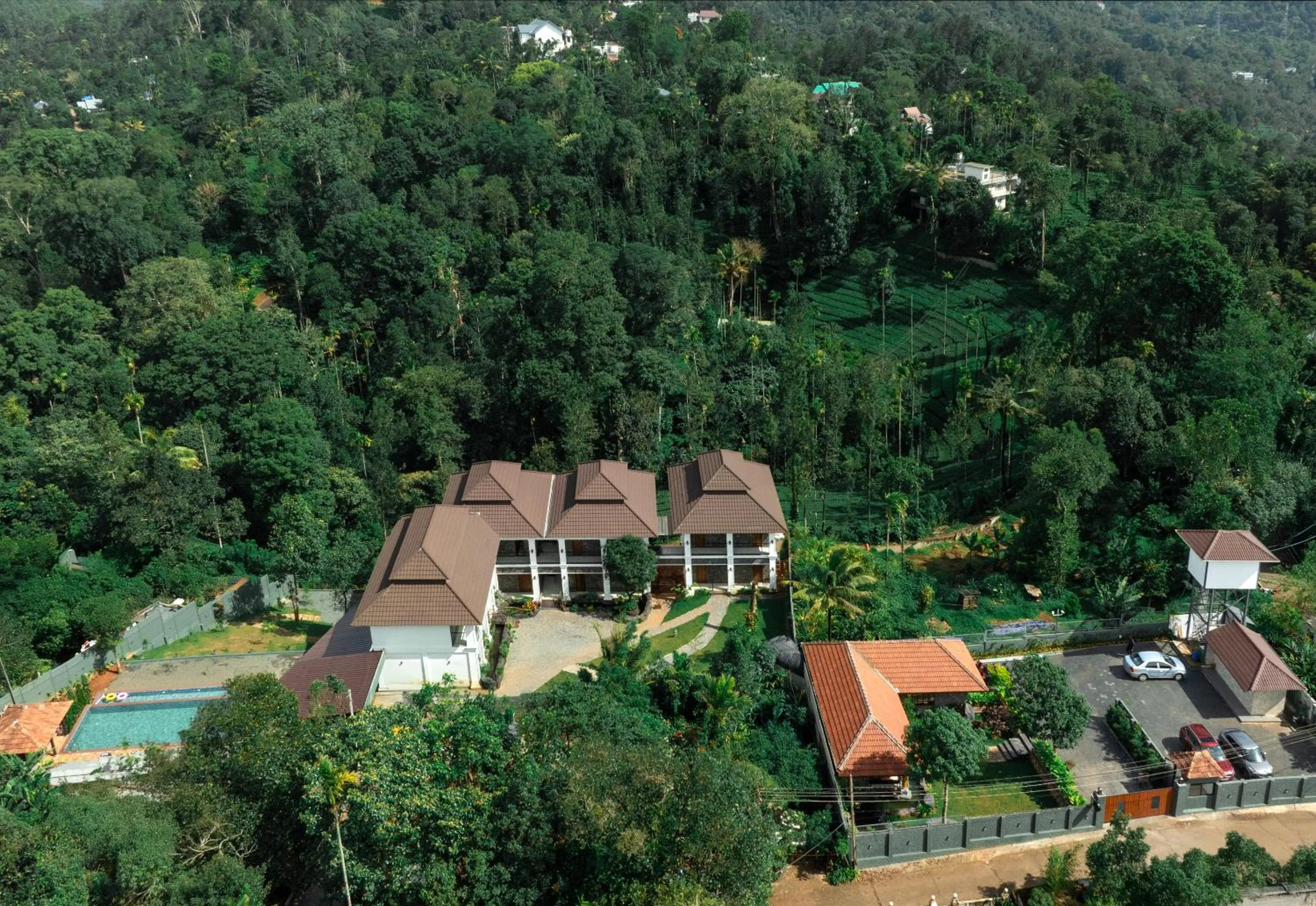 Property building in The Feel Munnar Resort