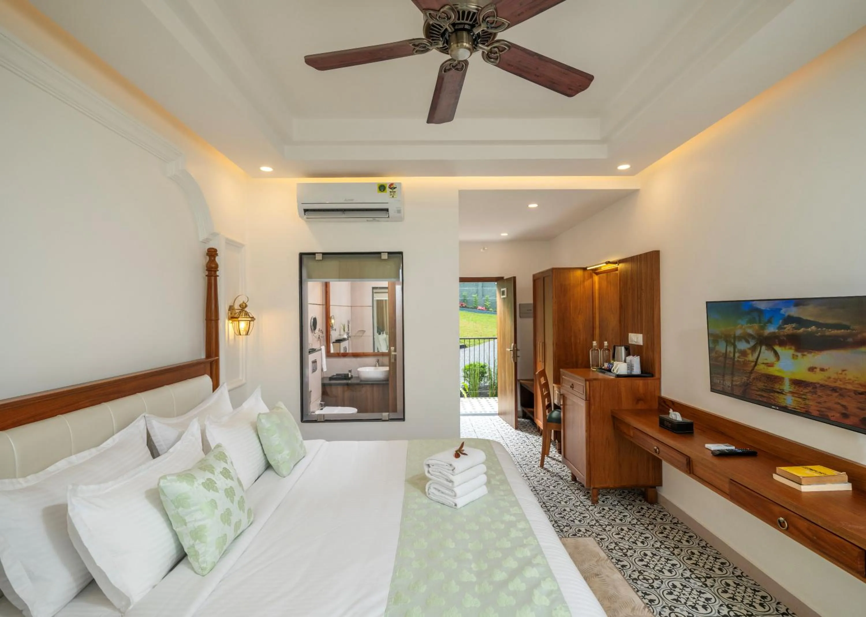 Bed in The Feel Munnar Resort