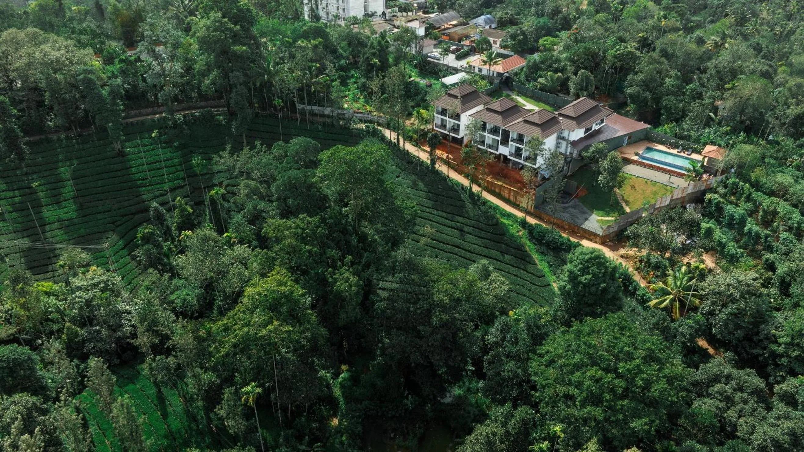 Property building in The Feel Munnar Resort