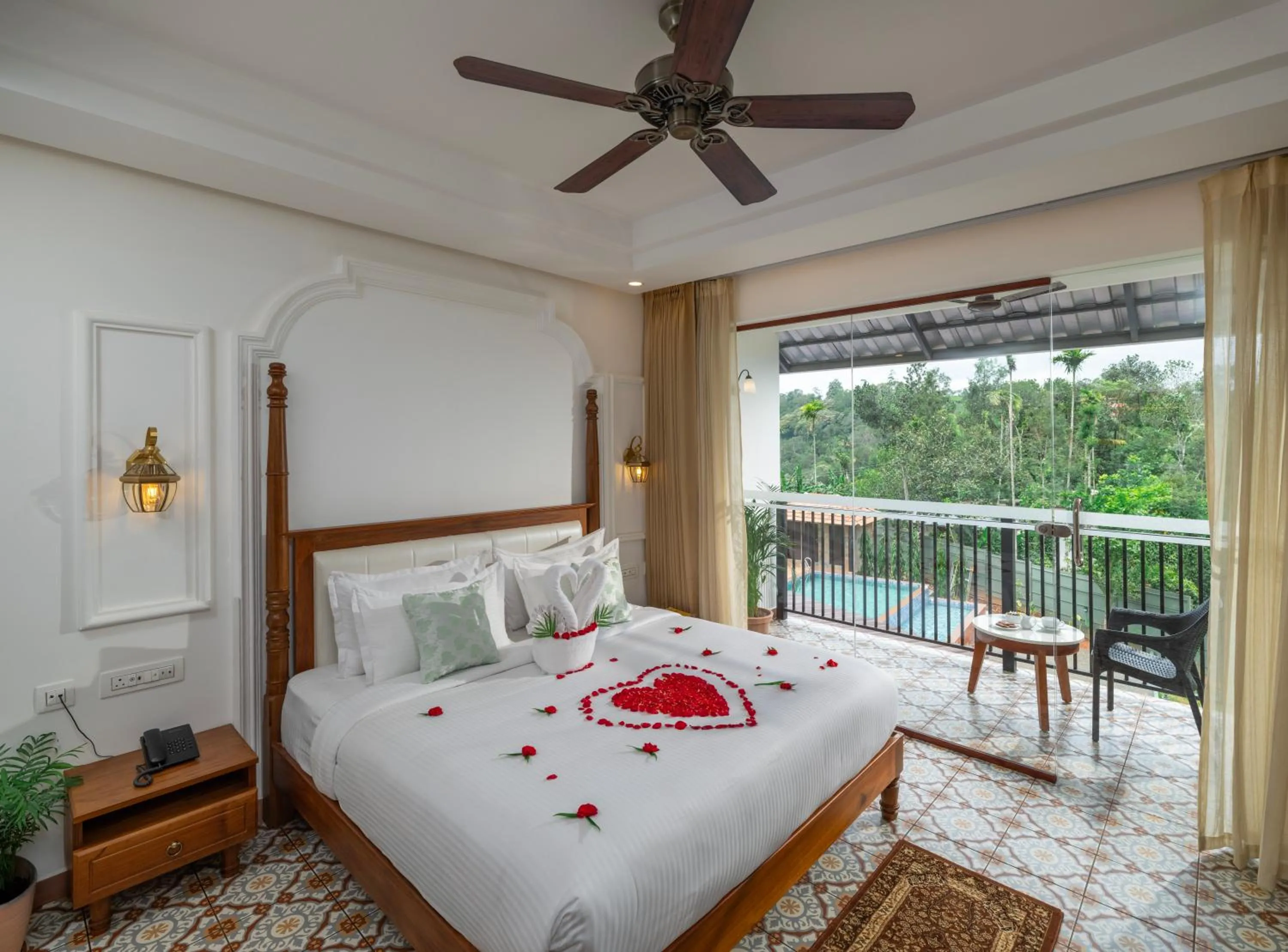 Bed in The Feel Munnar Resort