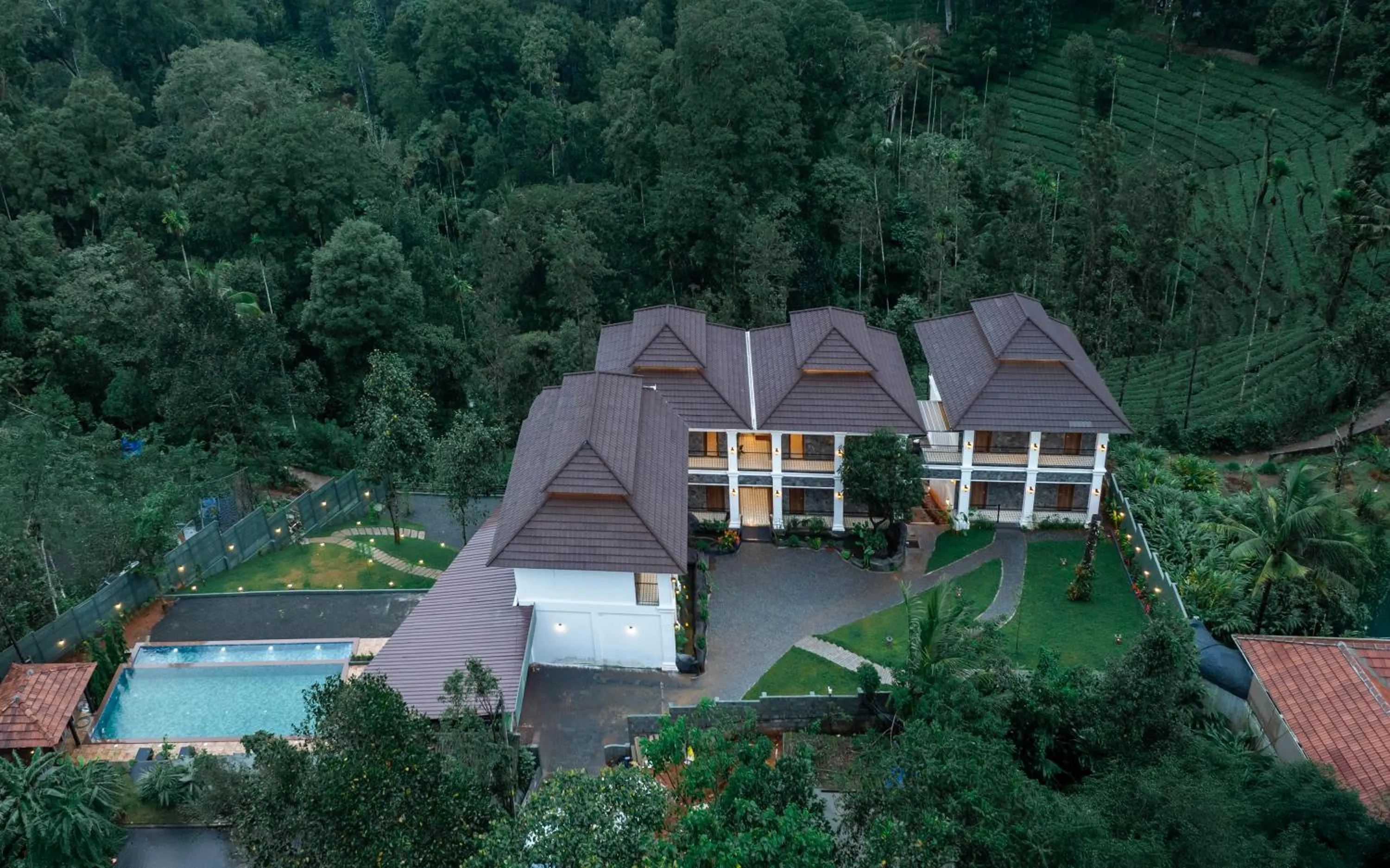 Property building in The Feel Munnar Resort