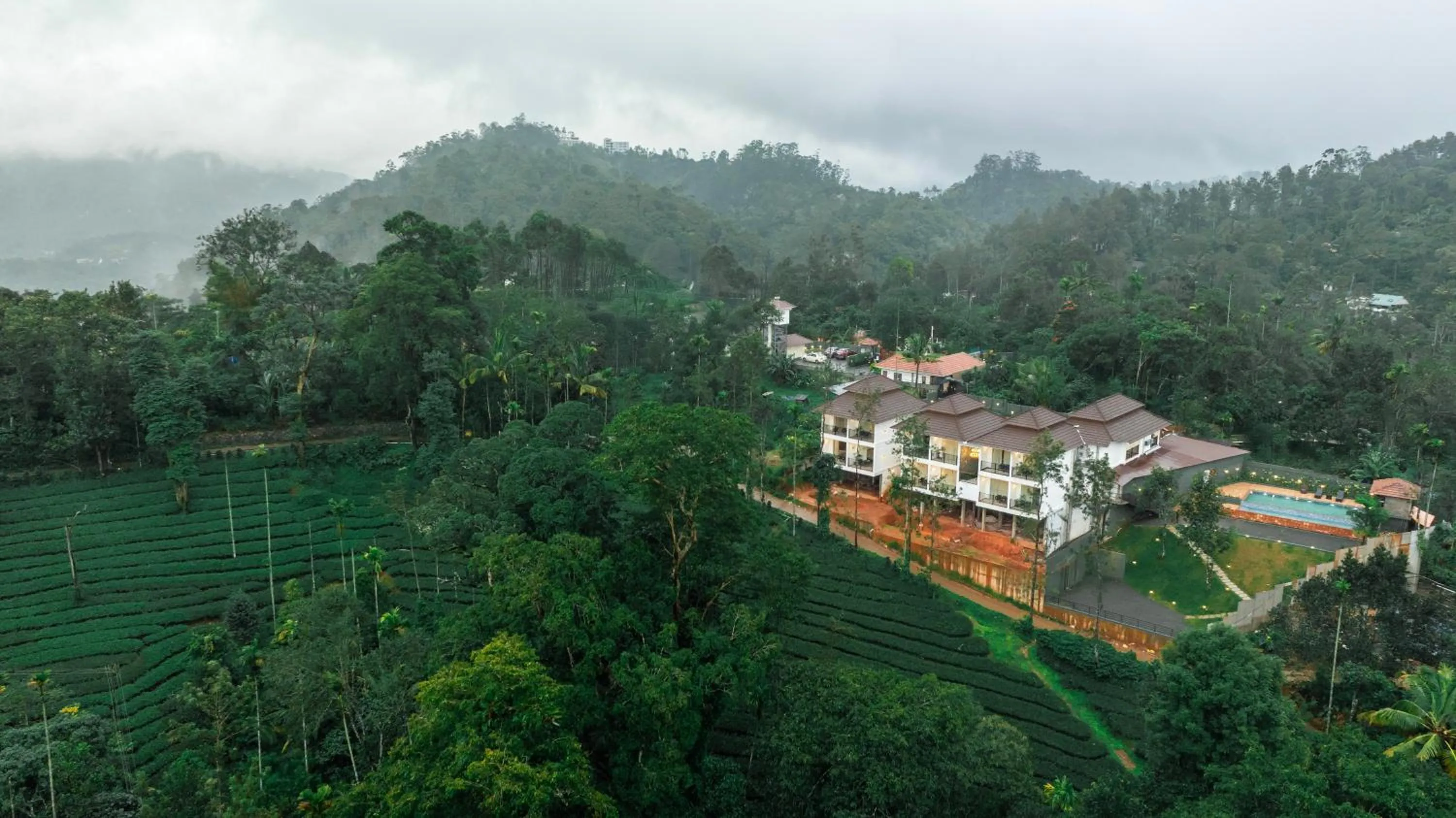 Property building in The Feel Munnar Resort