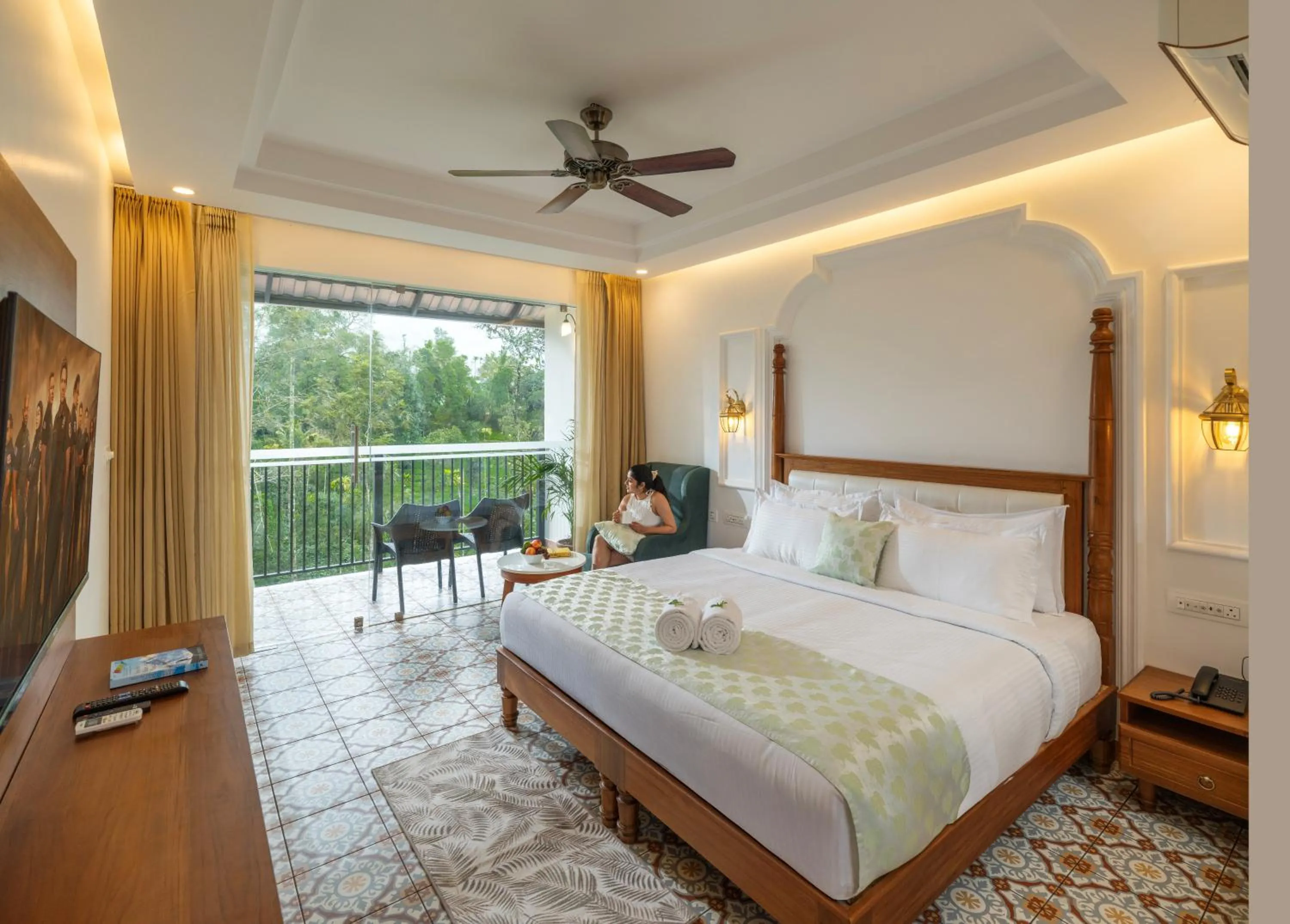 Bed in The Feel Munnar Resort