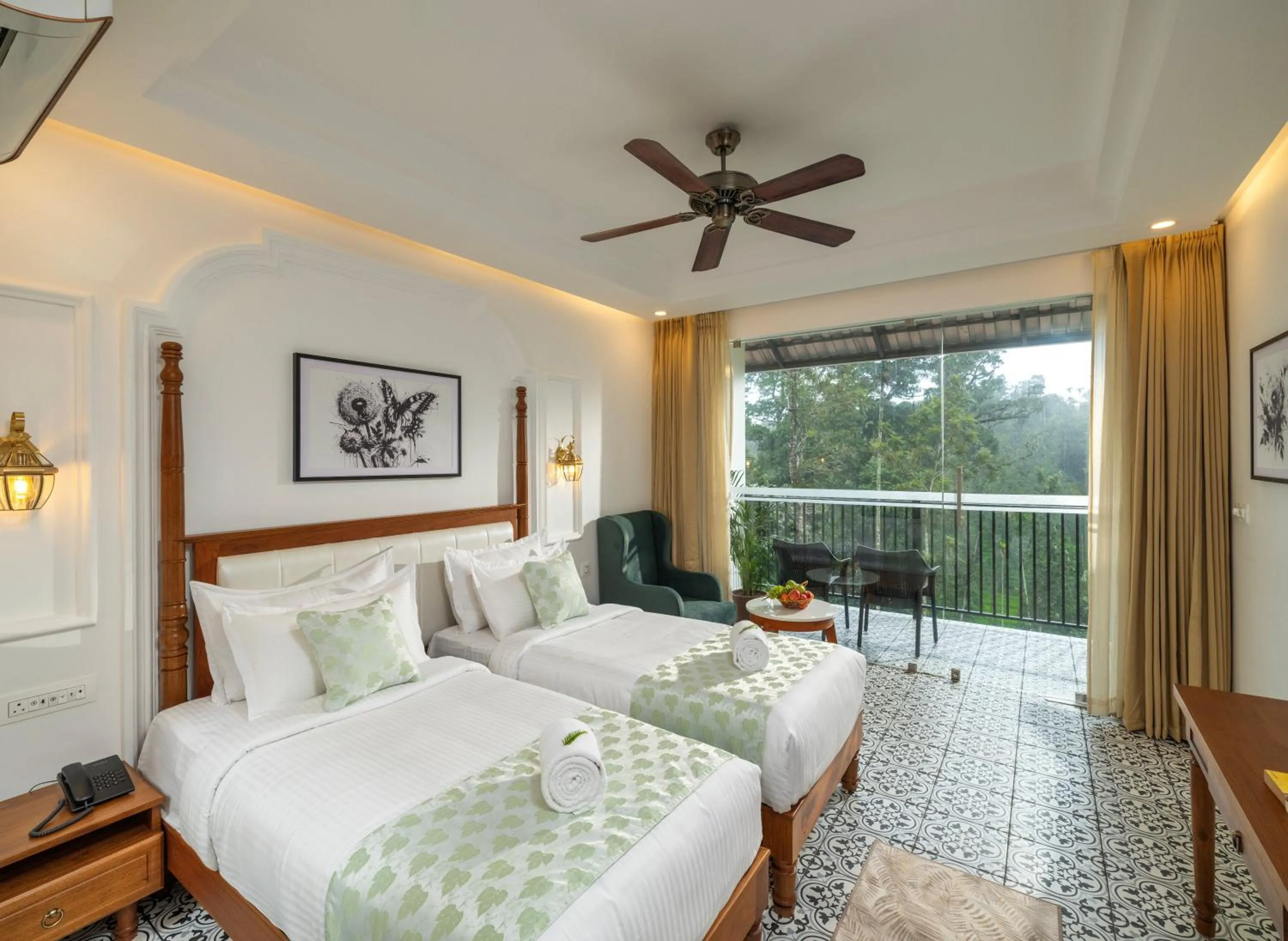 Bed in The Feel Munnar Resort