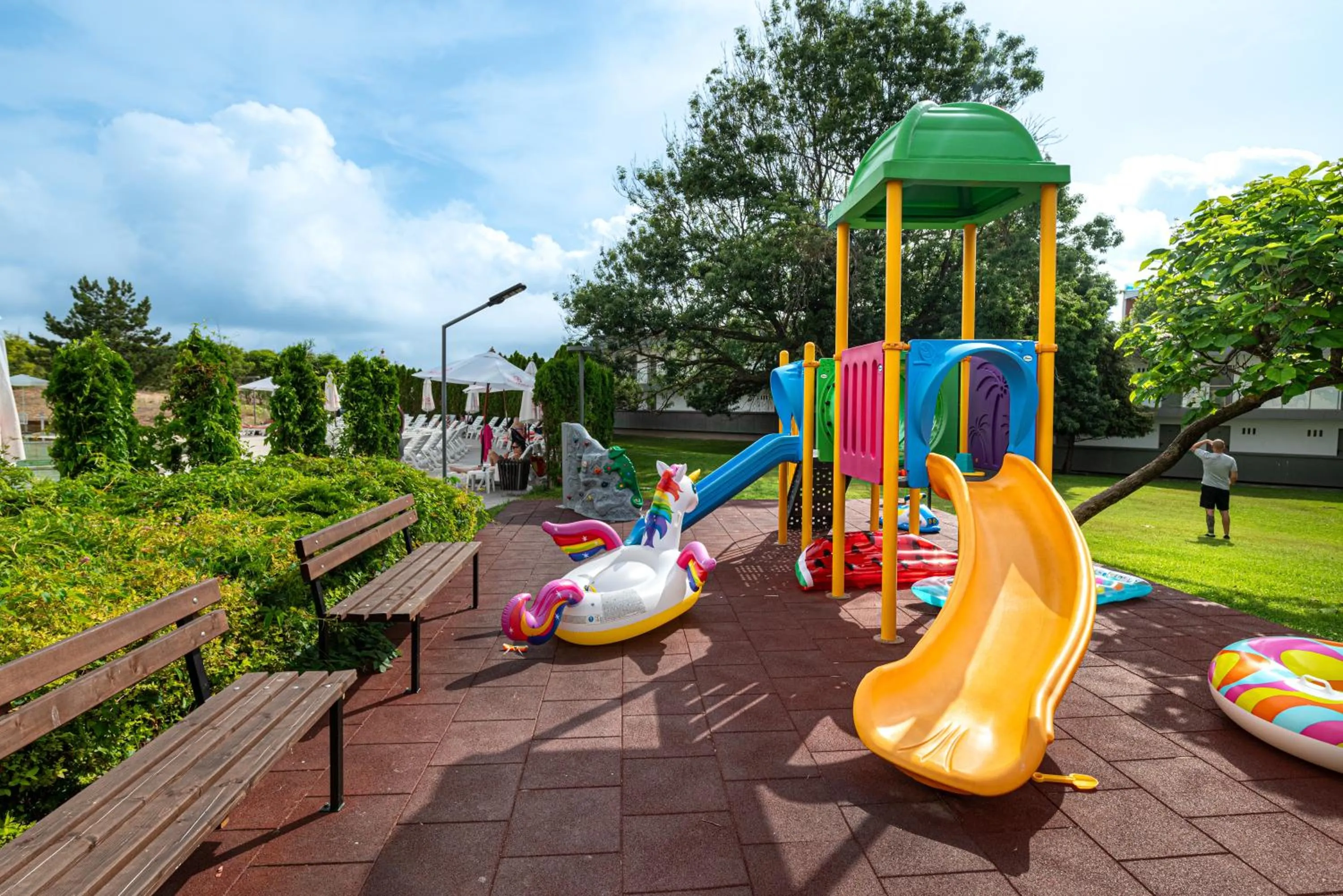 Children play ground in Jeravi Club Hotel - All Inclusive
