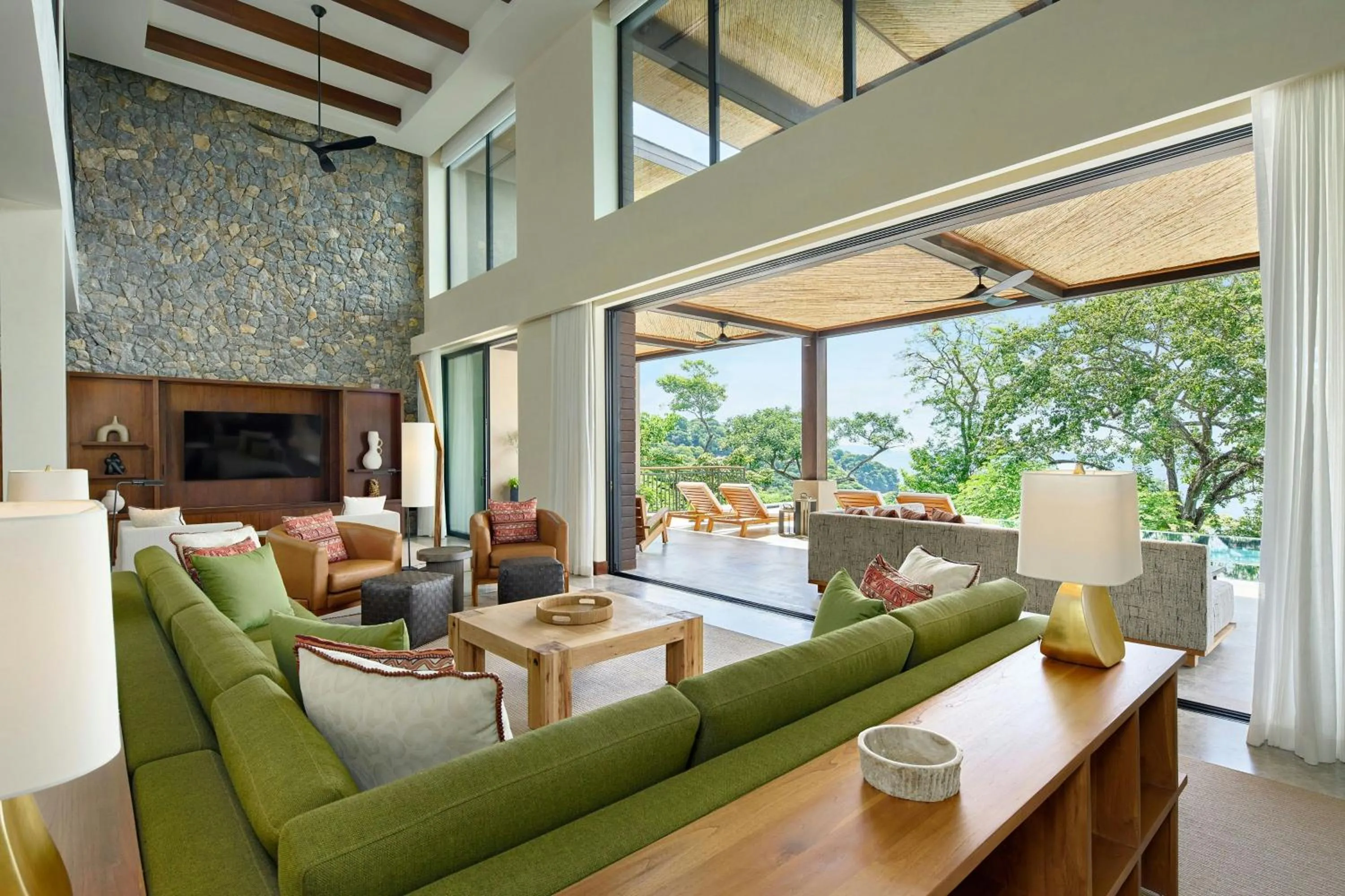 Living room in Nekajui Peninsula Papagayo, a Ritz-Carlton Reserve Residence
