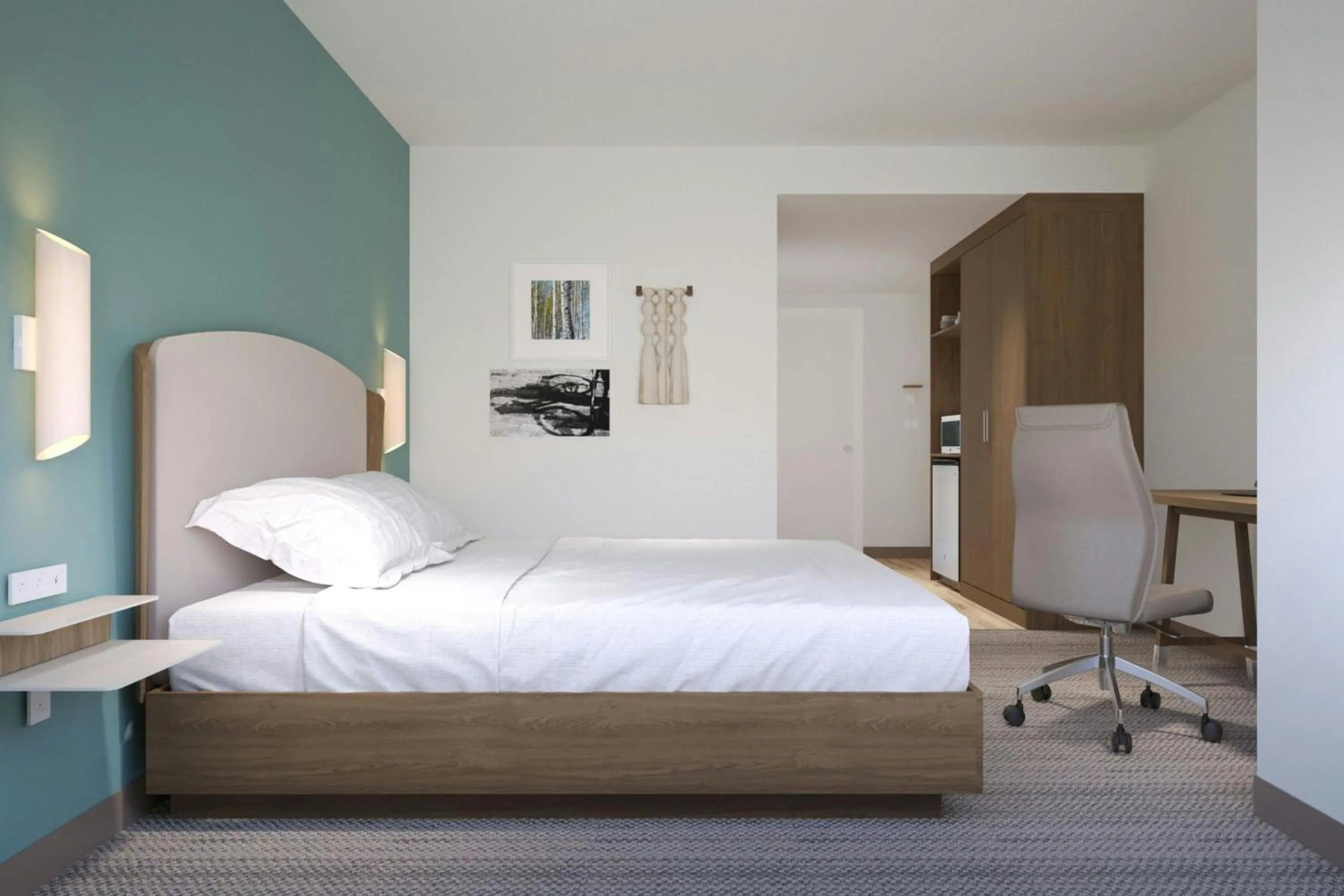 Photo of the whole room, Bed in Element Opelika Auburn