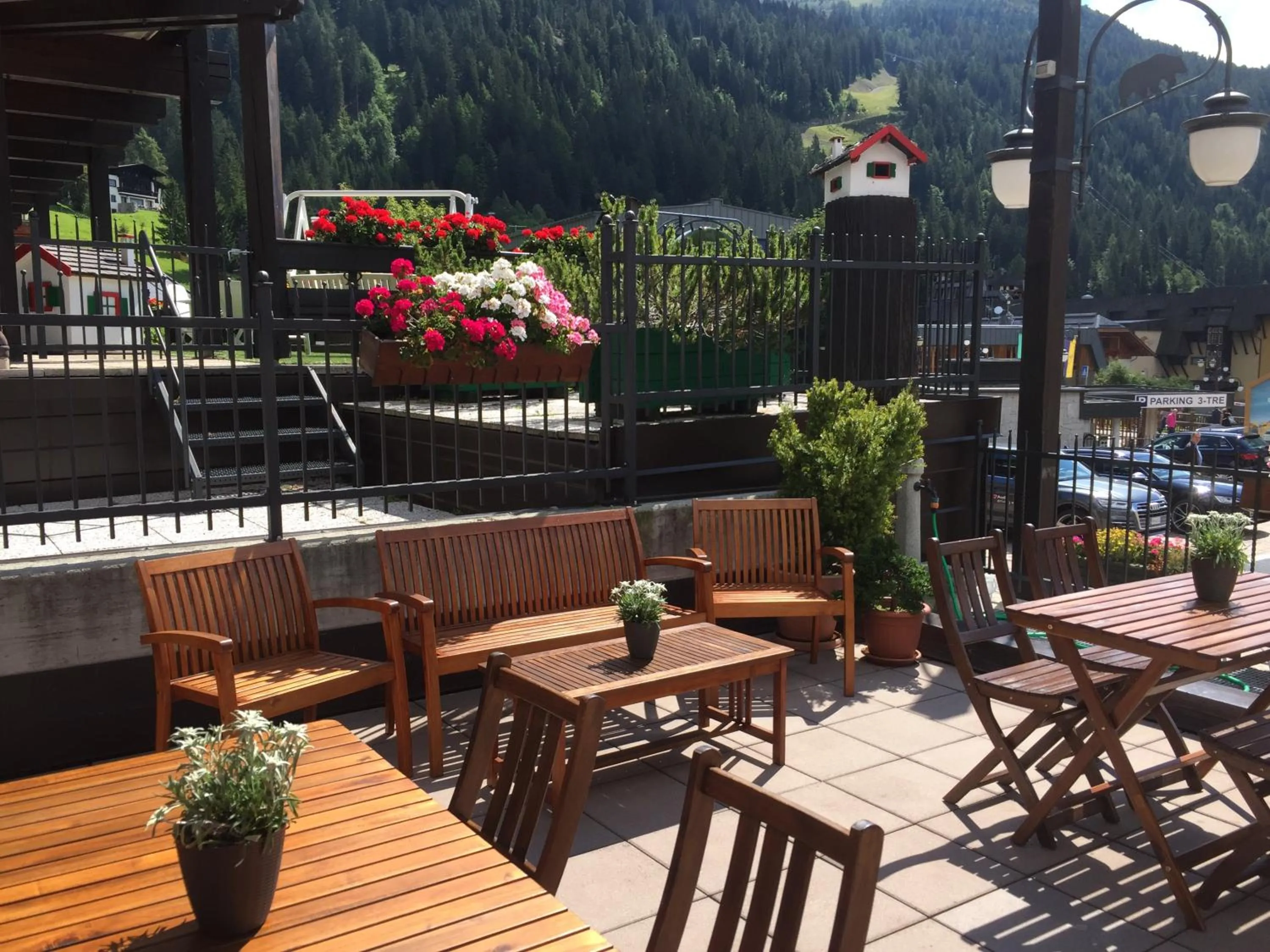 Balcony/Terrace in Hotel Ariston ***S