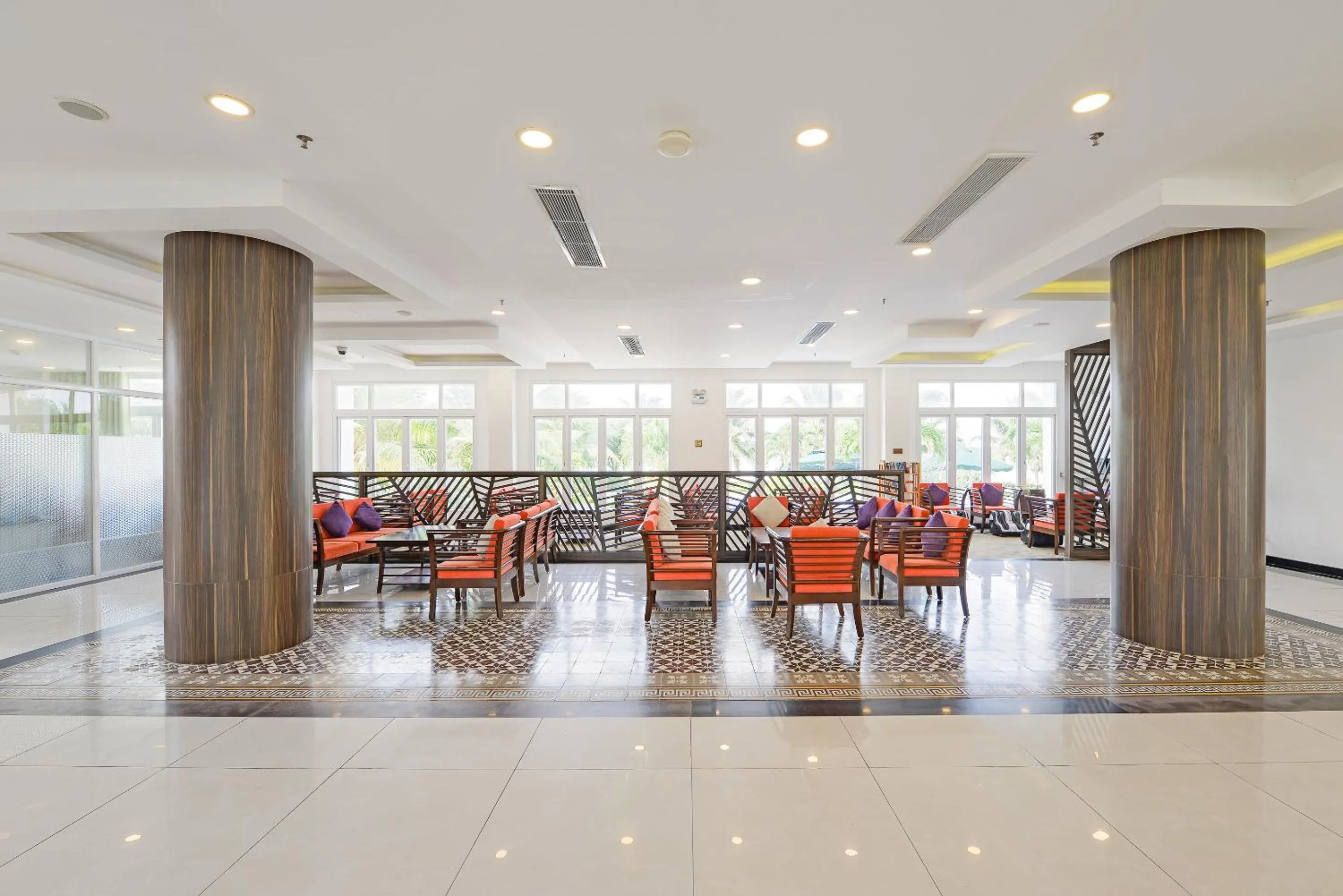 Seating area in Ben Tre Riverside Resort