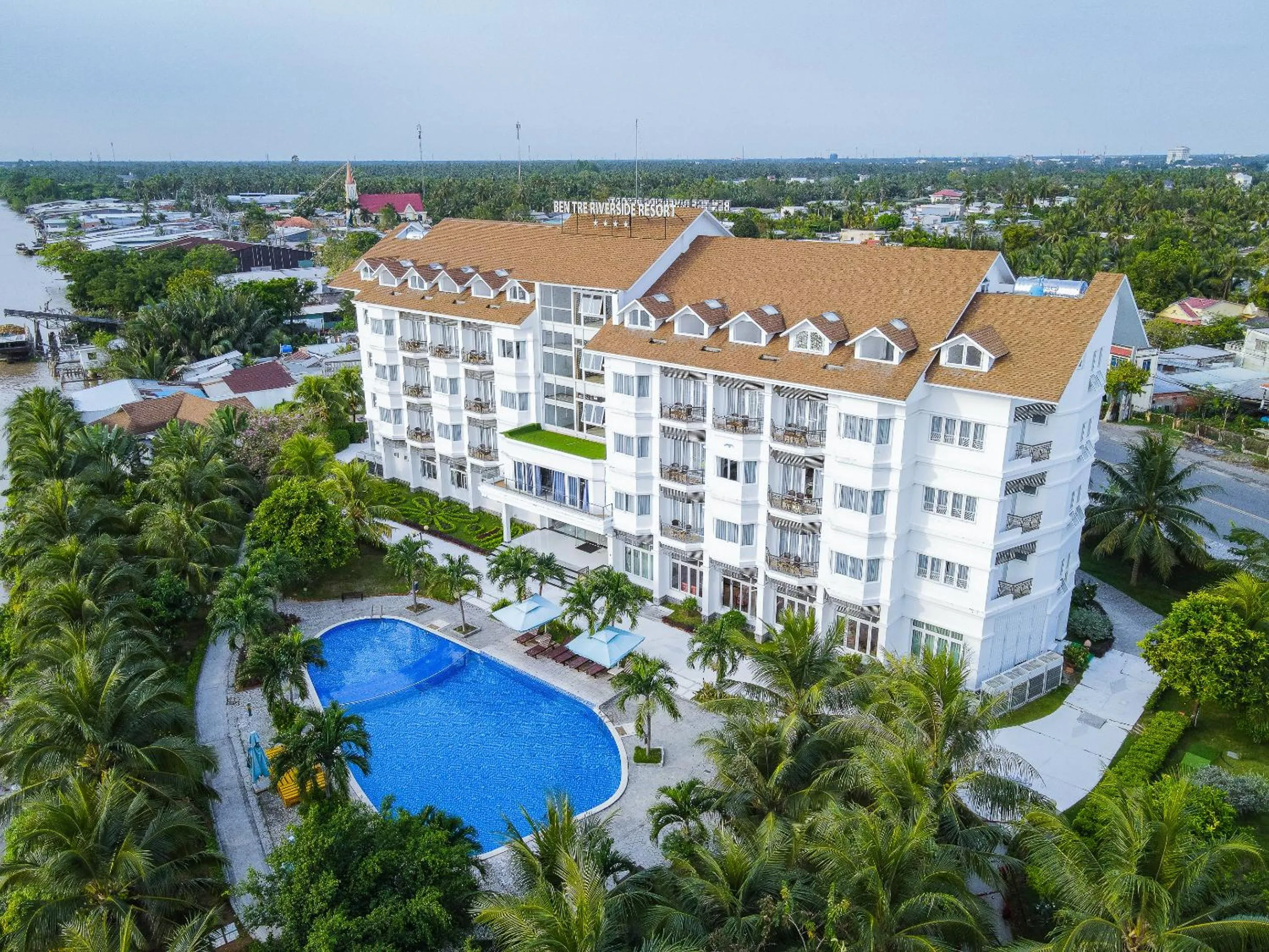 Property building in Ben Tre Riverside Resort