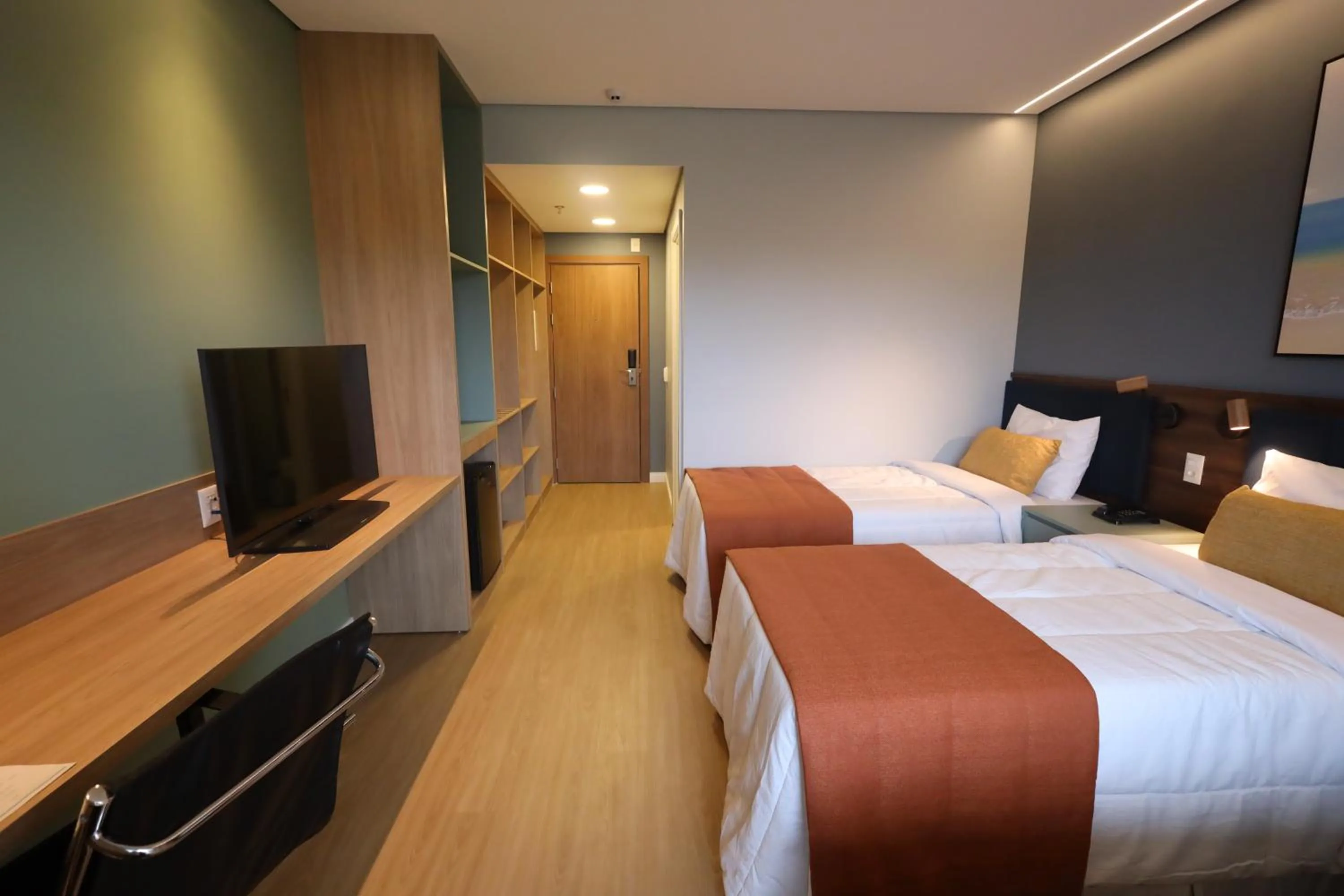 Bedroom, Bed in Ecoblue Resort Avaré