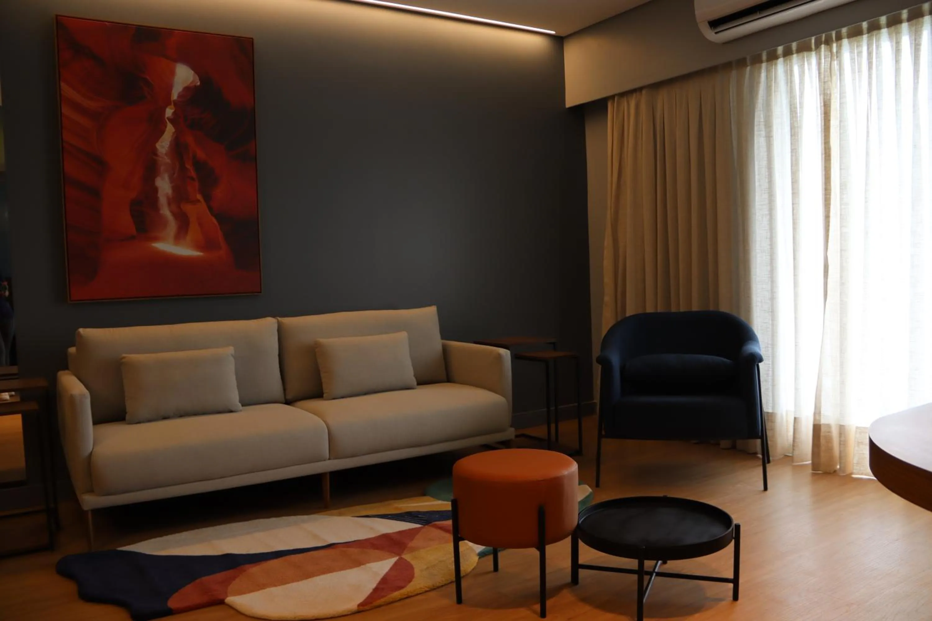 Seating area in Ecoblue Resort Avaré