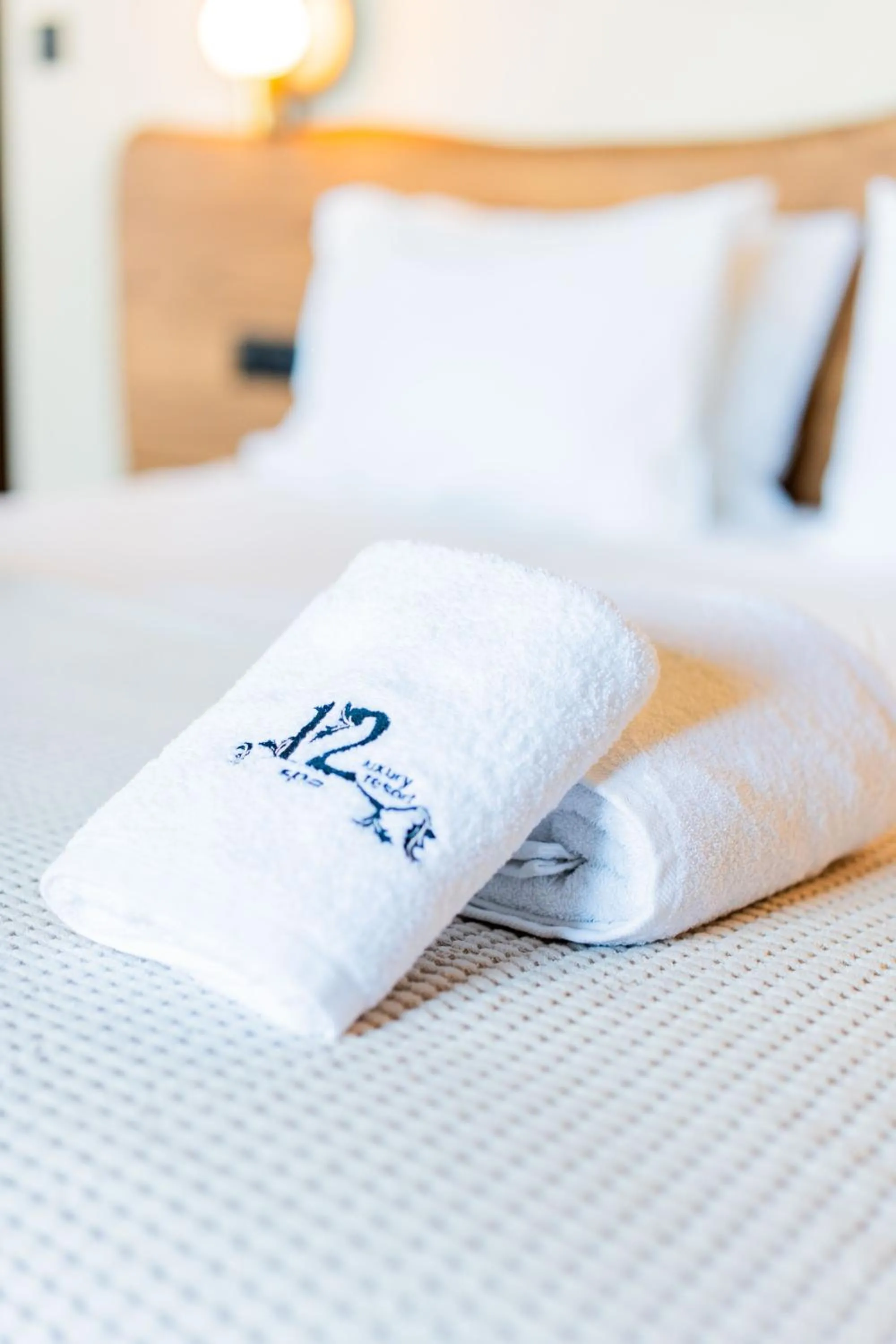 towels, Bed in 12 Months Resort & Spa