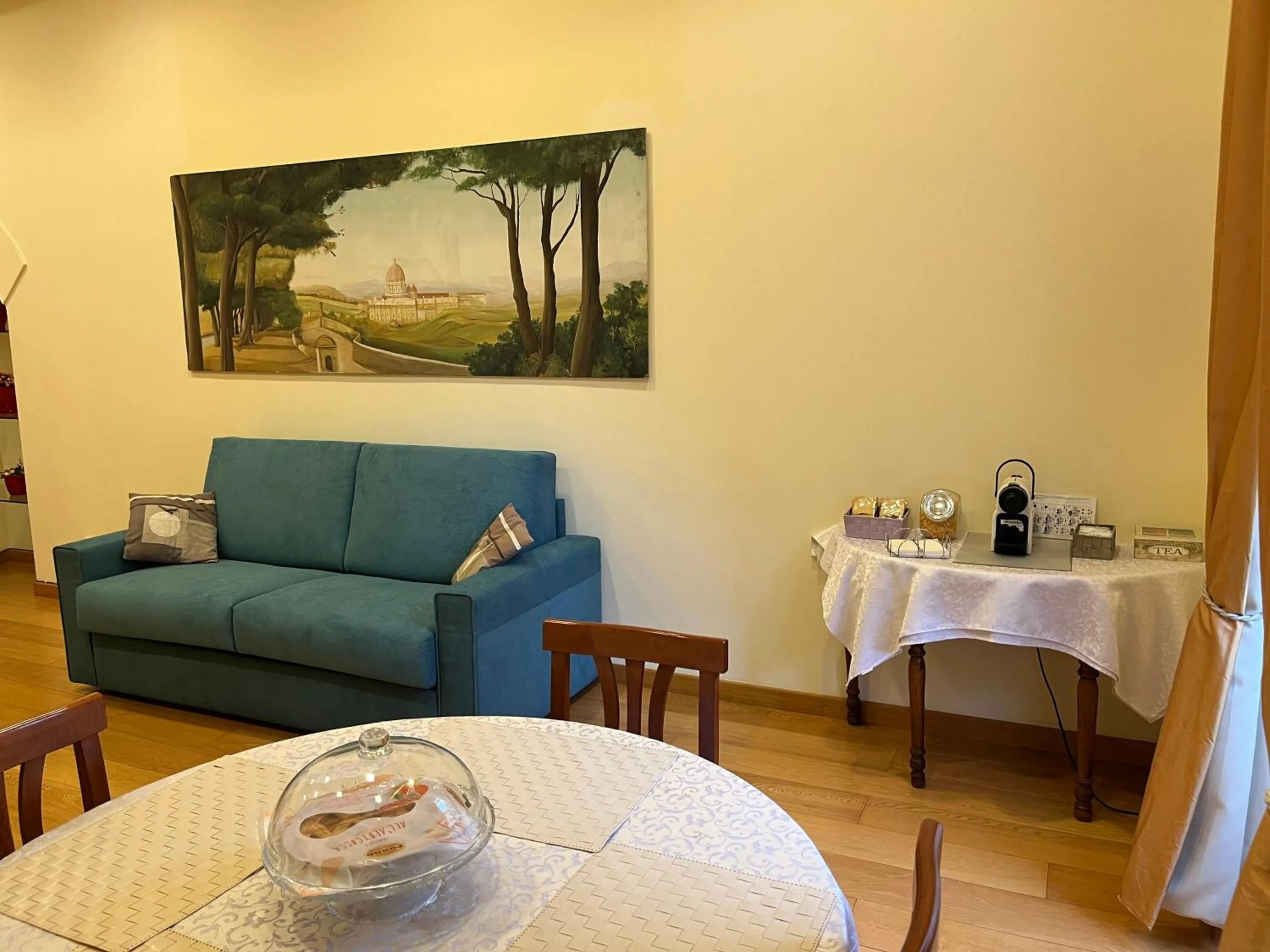 Living room in I Prati di Roma Suites