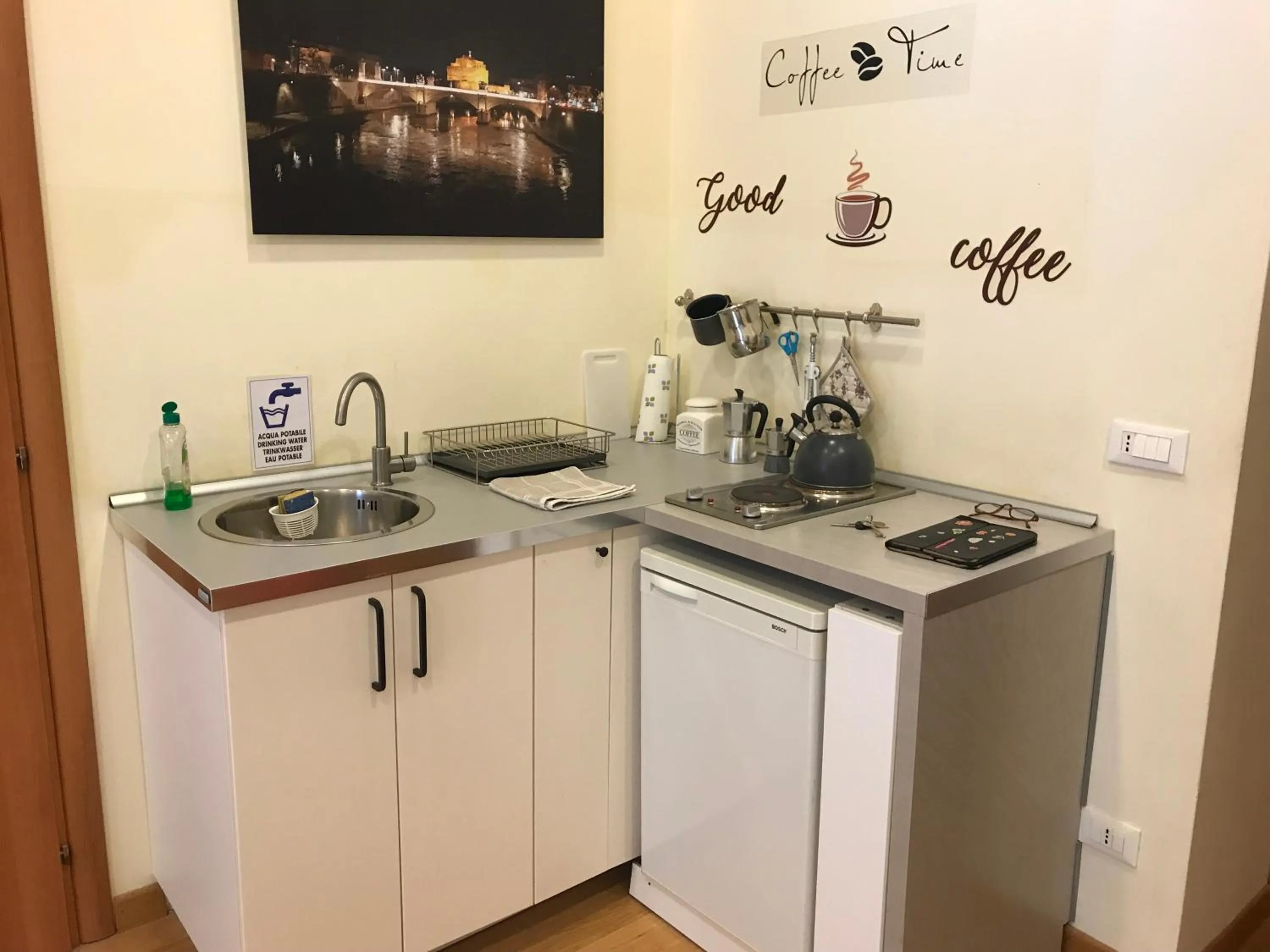 Italian breakfast in I Prati di Roma Suites