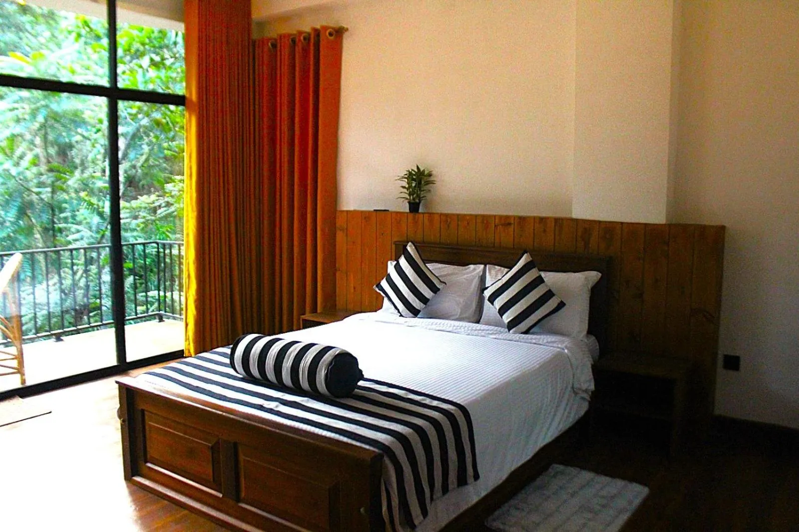 Bed in Ella Green Cottages