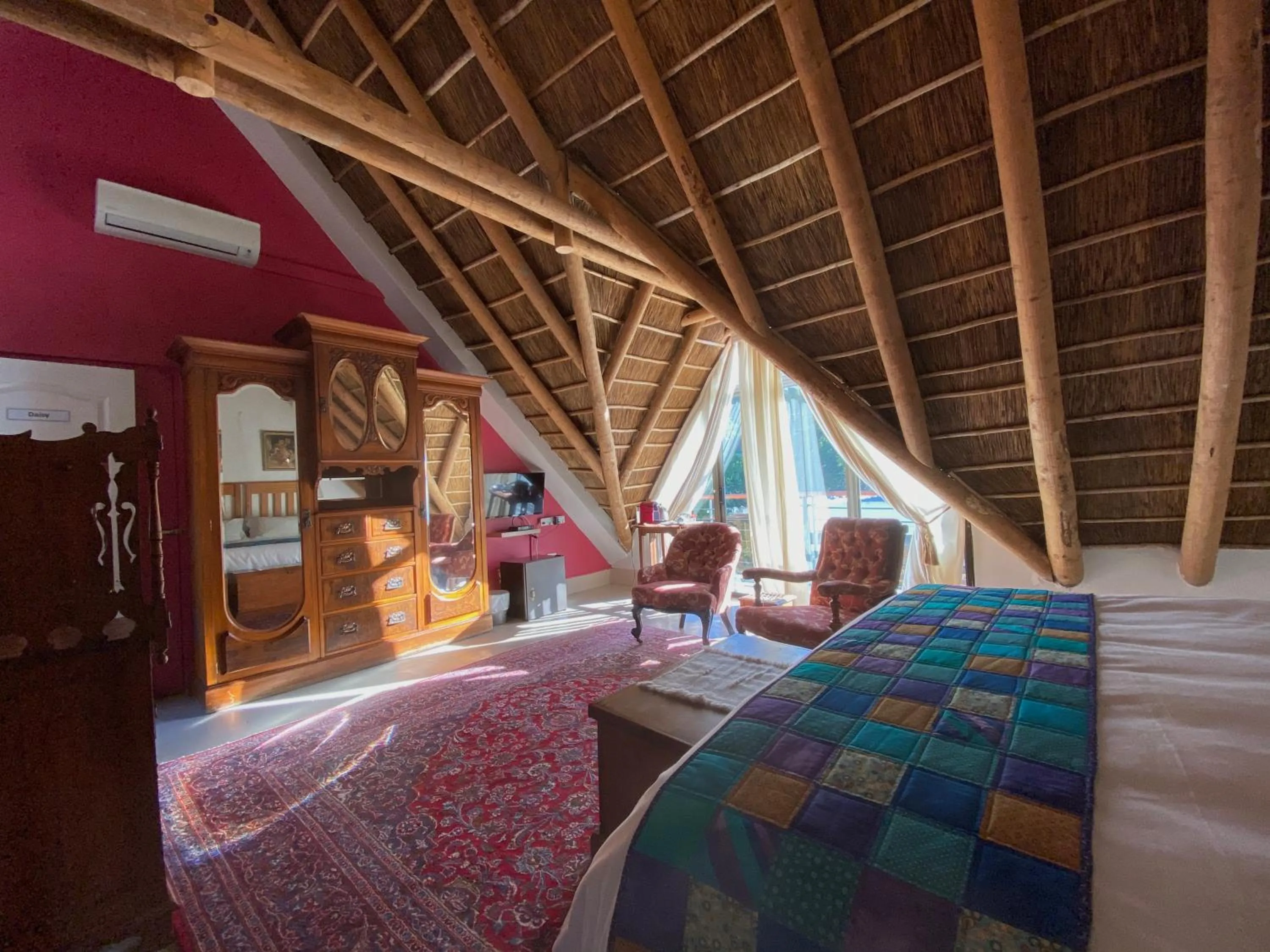 Bed in The Welgemoed Guest House