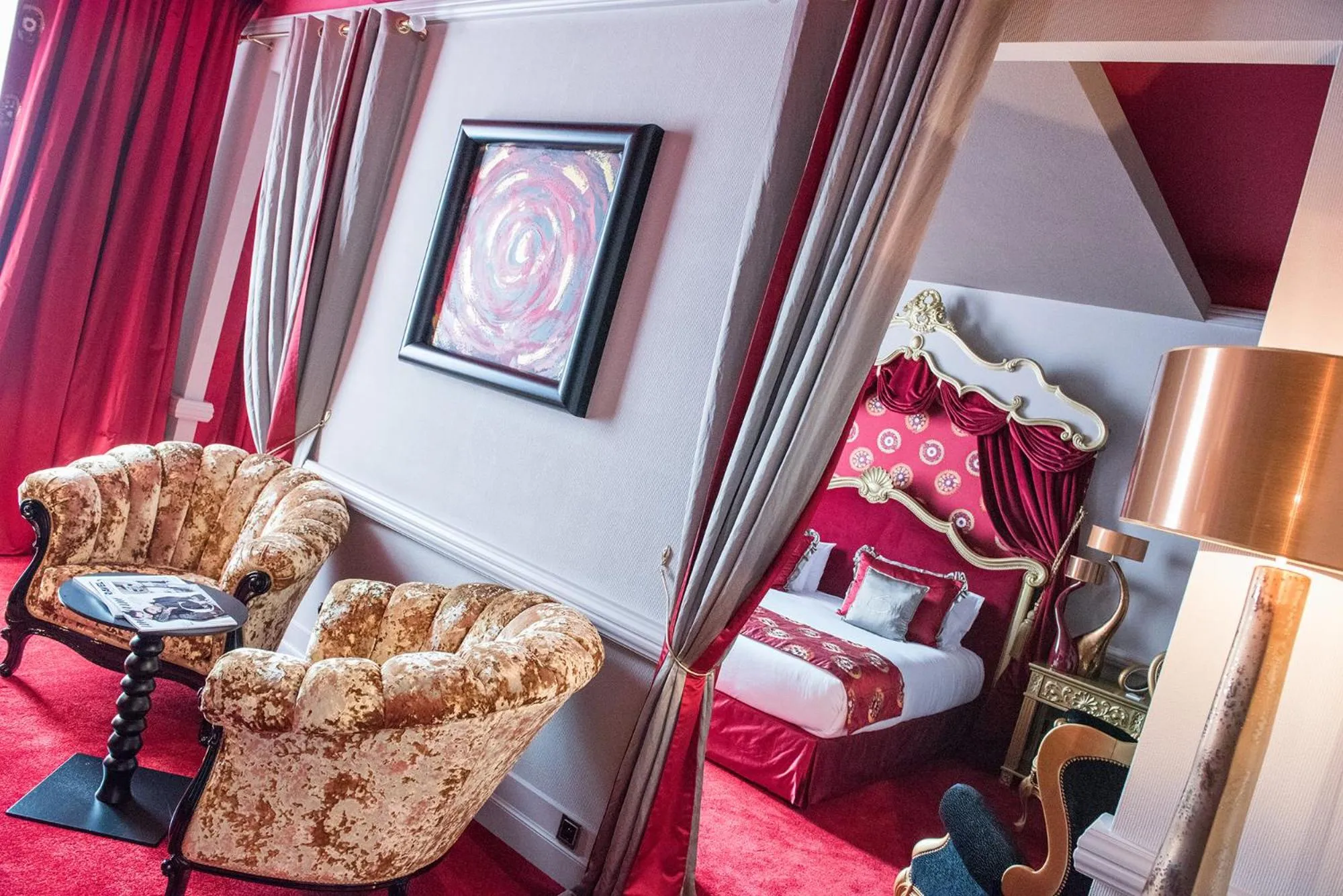 Living room, Bed in Le Stelsia Resort