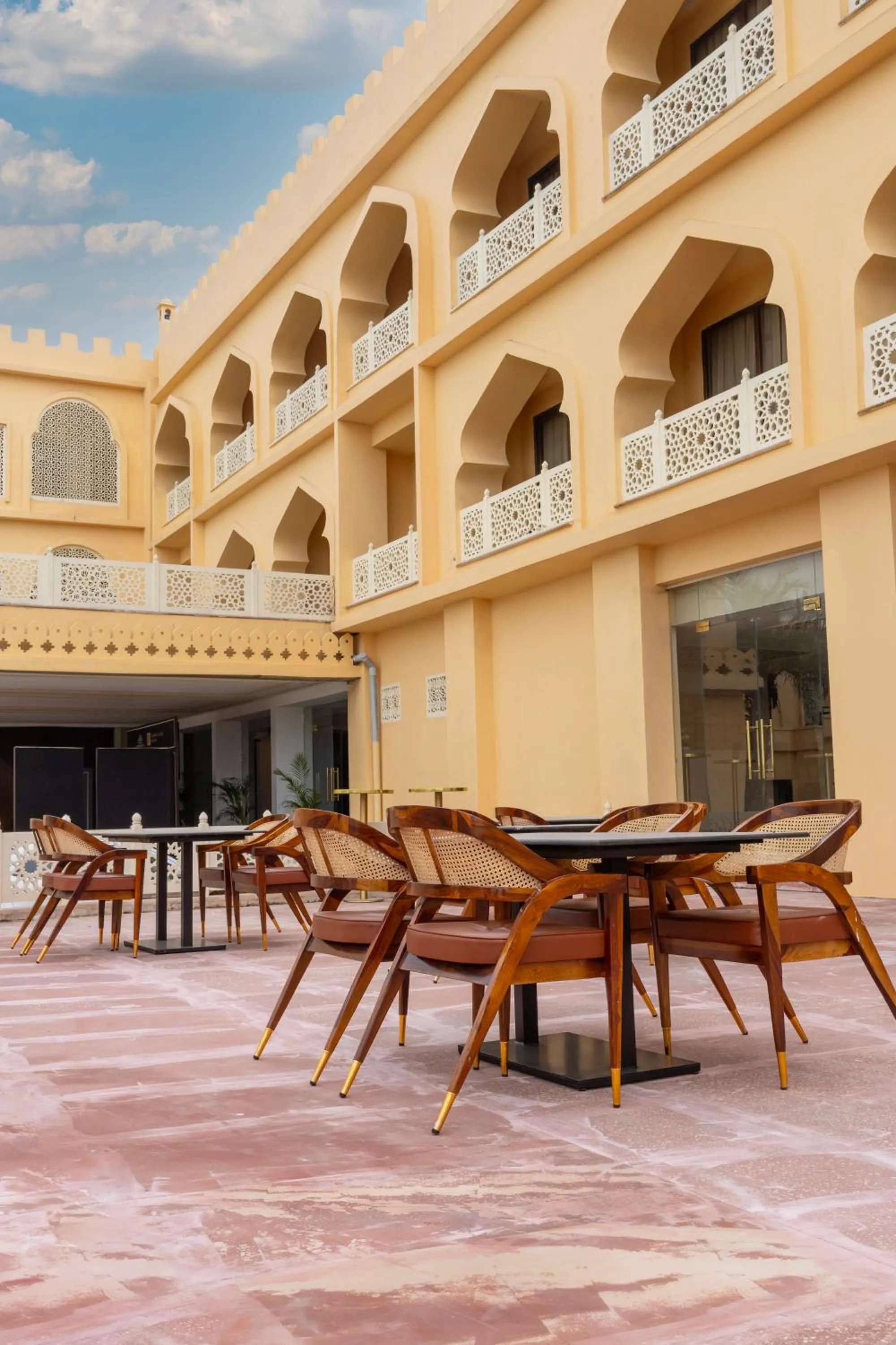 Patio in Haut Monde Rajputana Palace