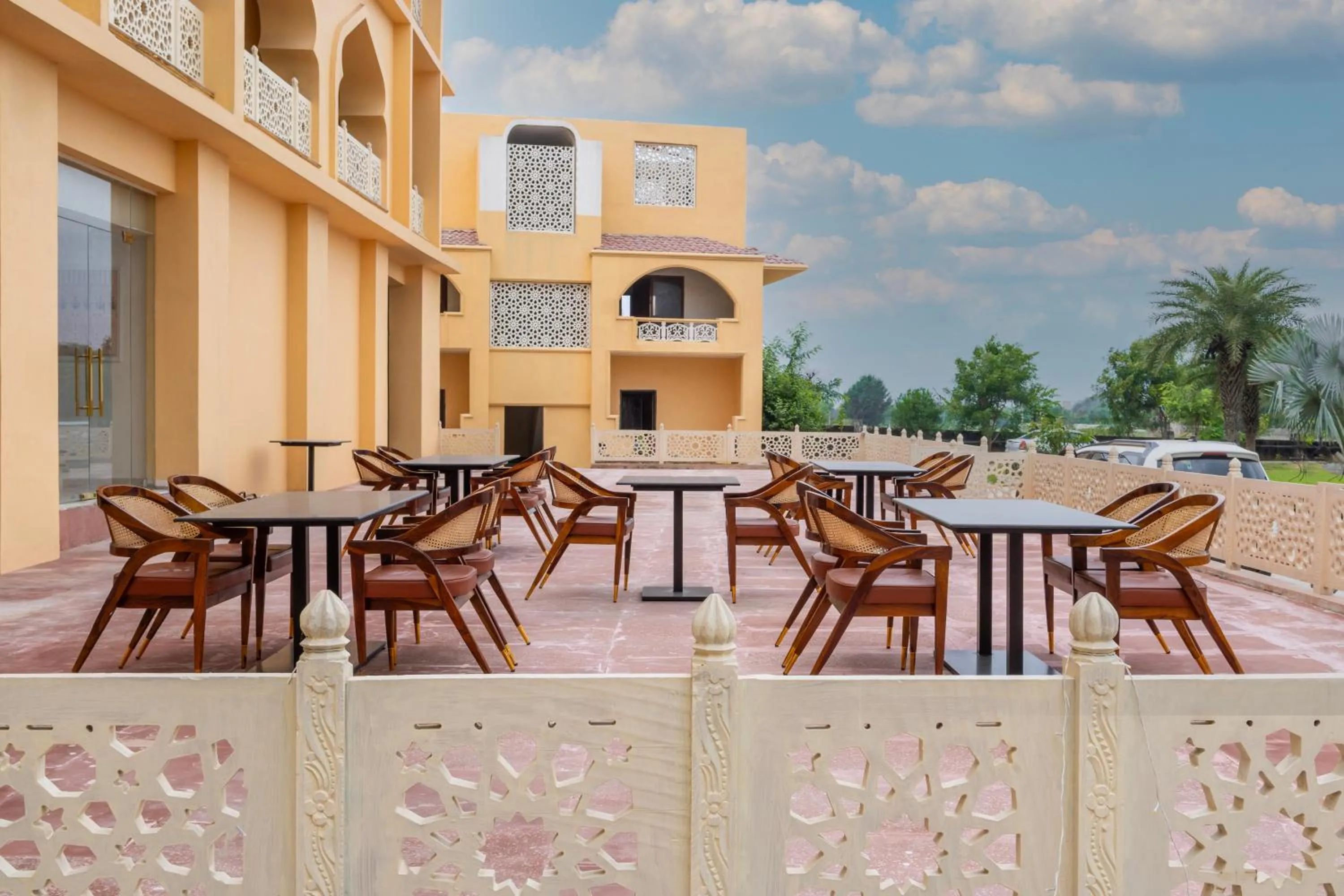 Patio in Haut Monde Rajputana Palace
