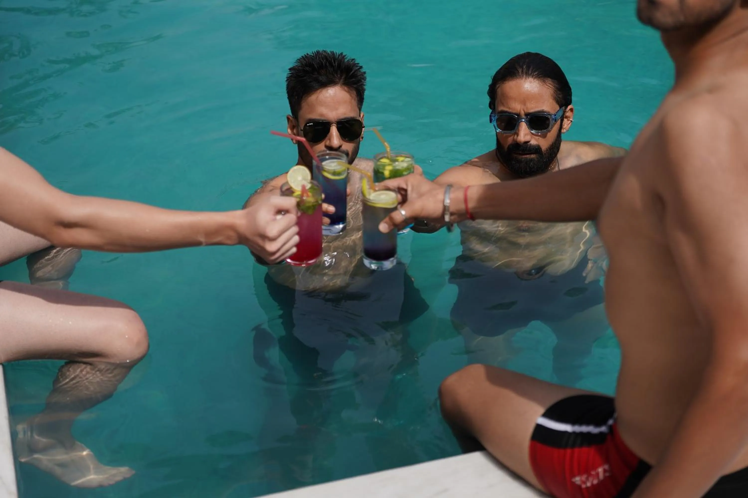 Swimming pool in Haut Monde Rajputana Palace