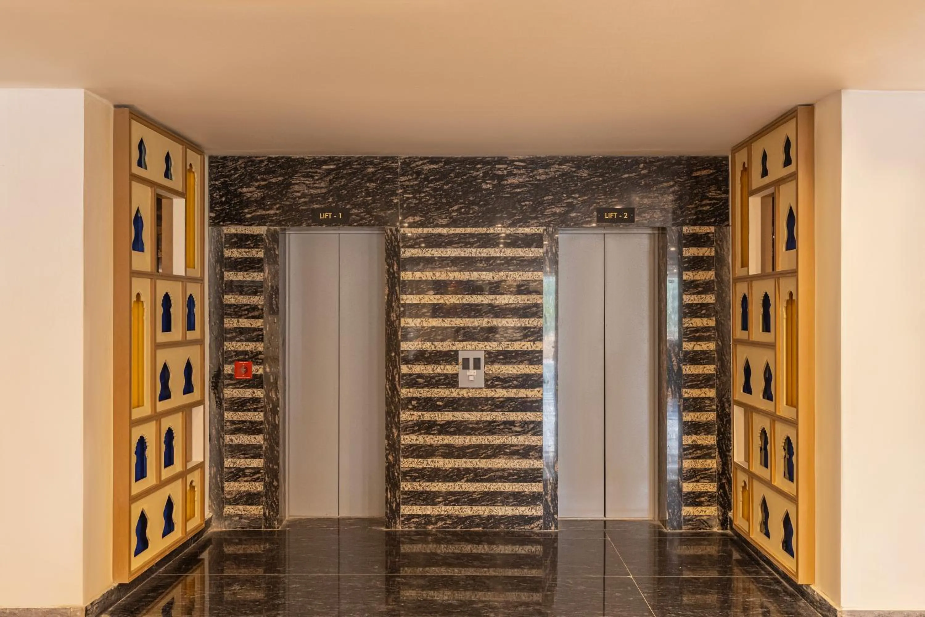 elevator in Haut Monde Rajputana Palace
