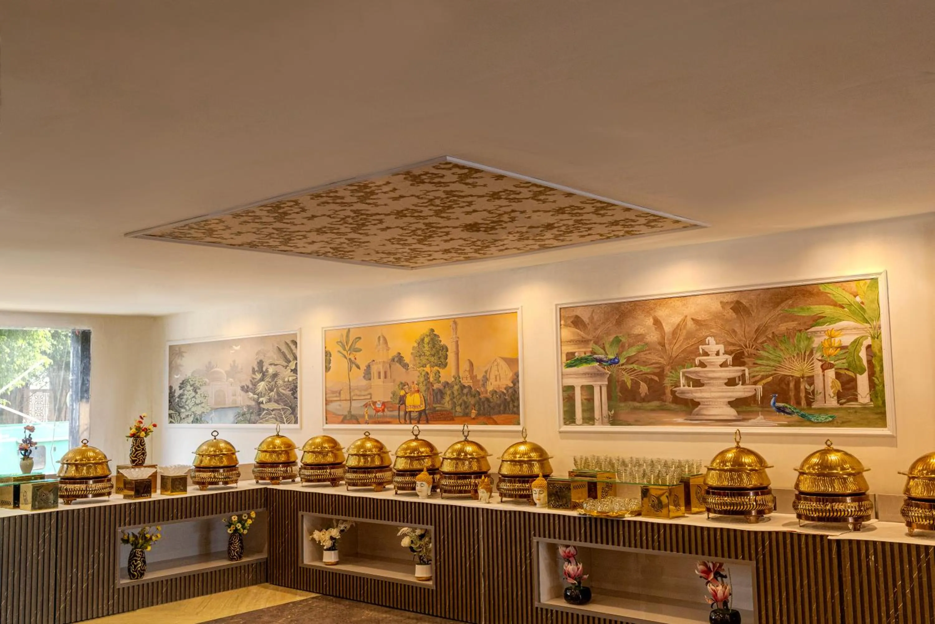 Buffet breakfast in Haut Monde Rajputana Palace