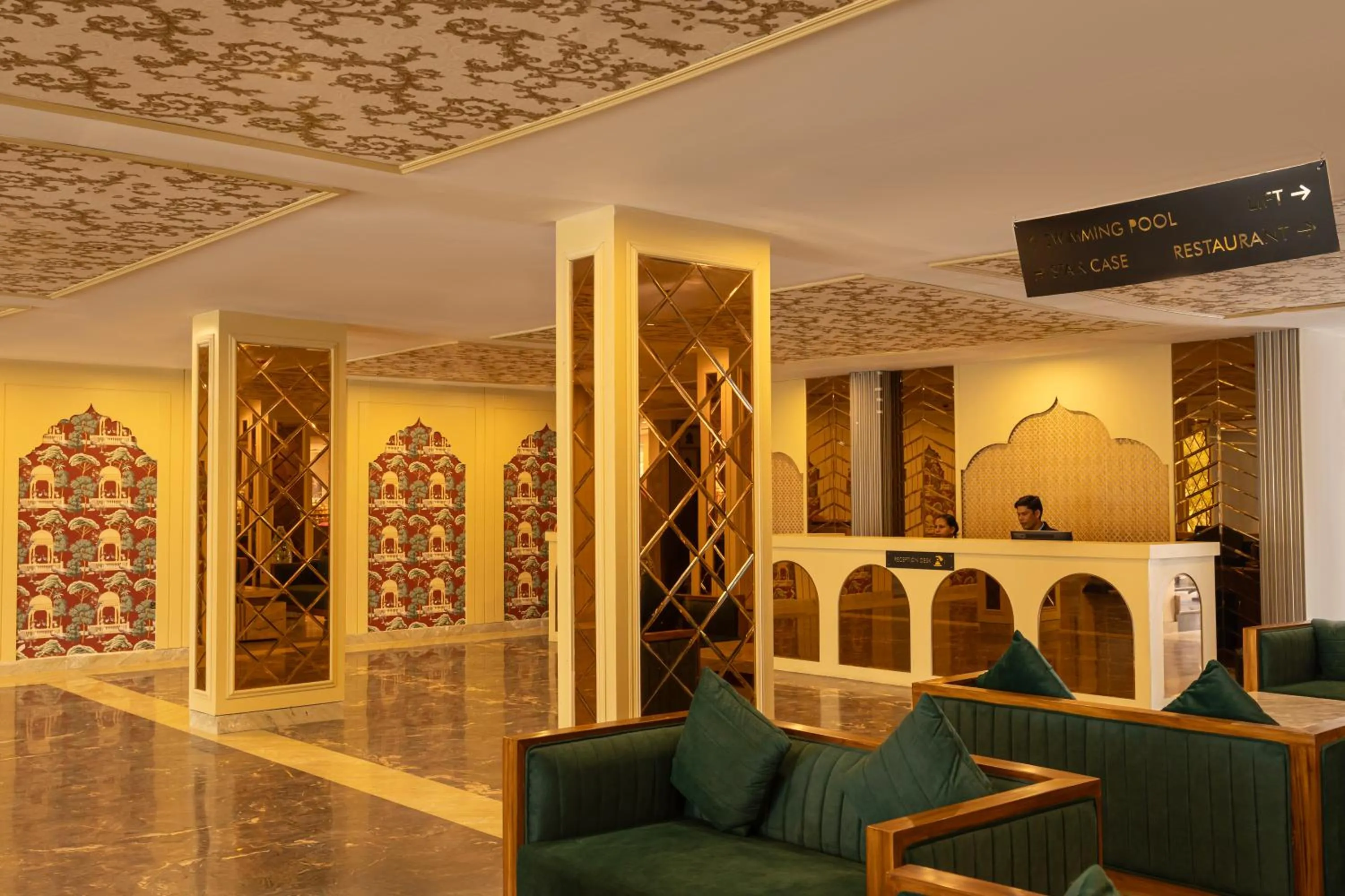 Lobby or reception in Haut Monde Rajputana Palace