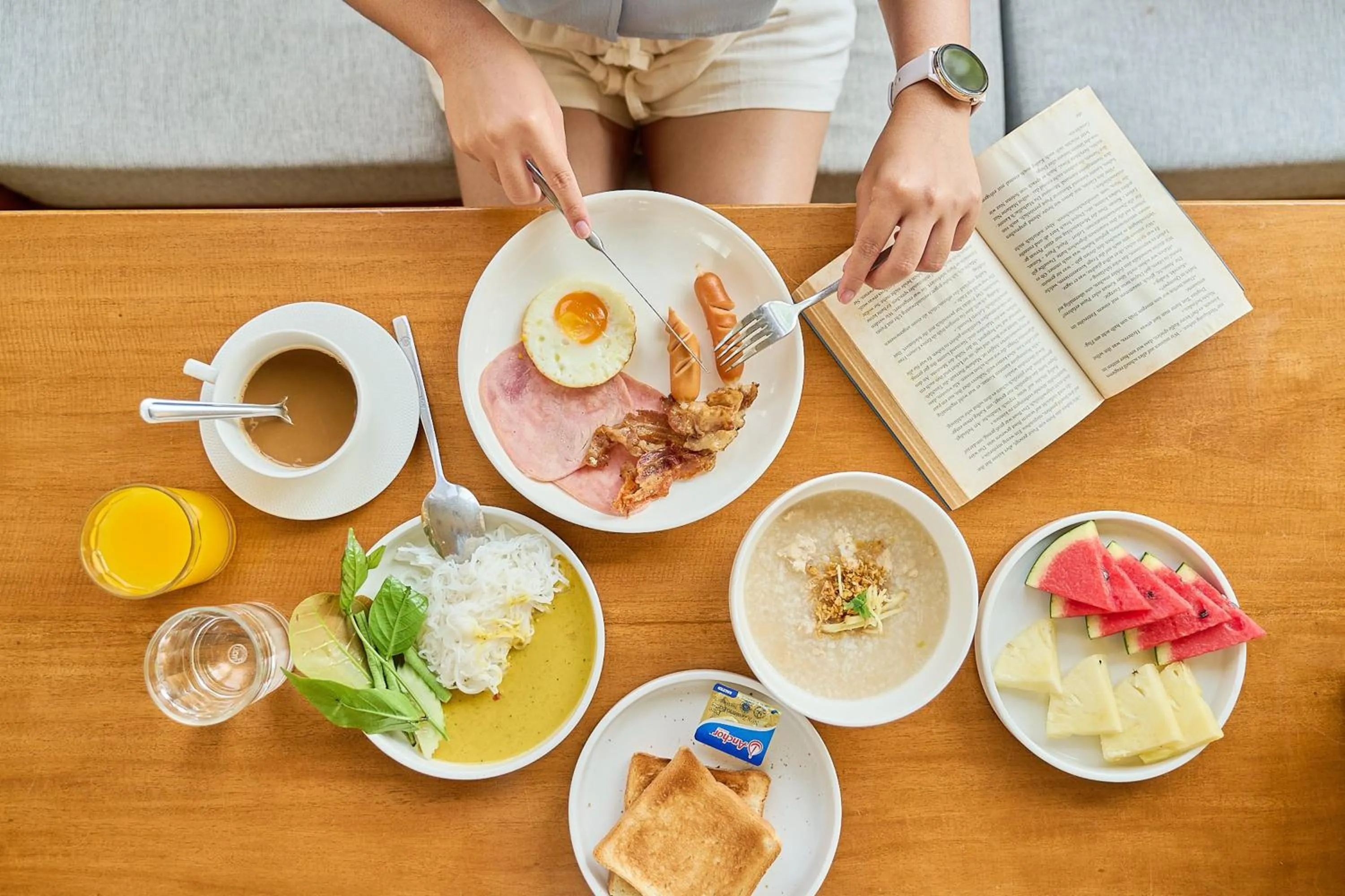 Breakfast in Seava Beach