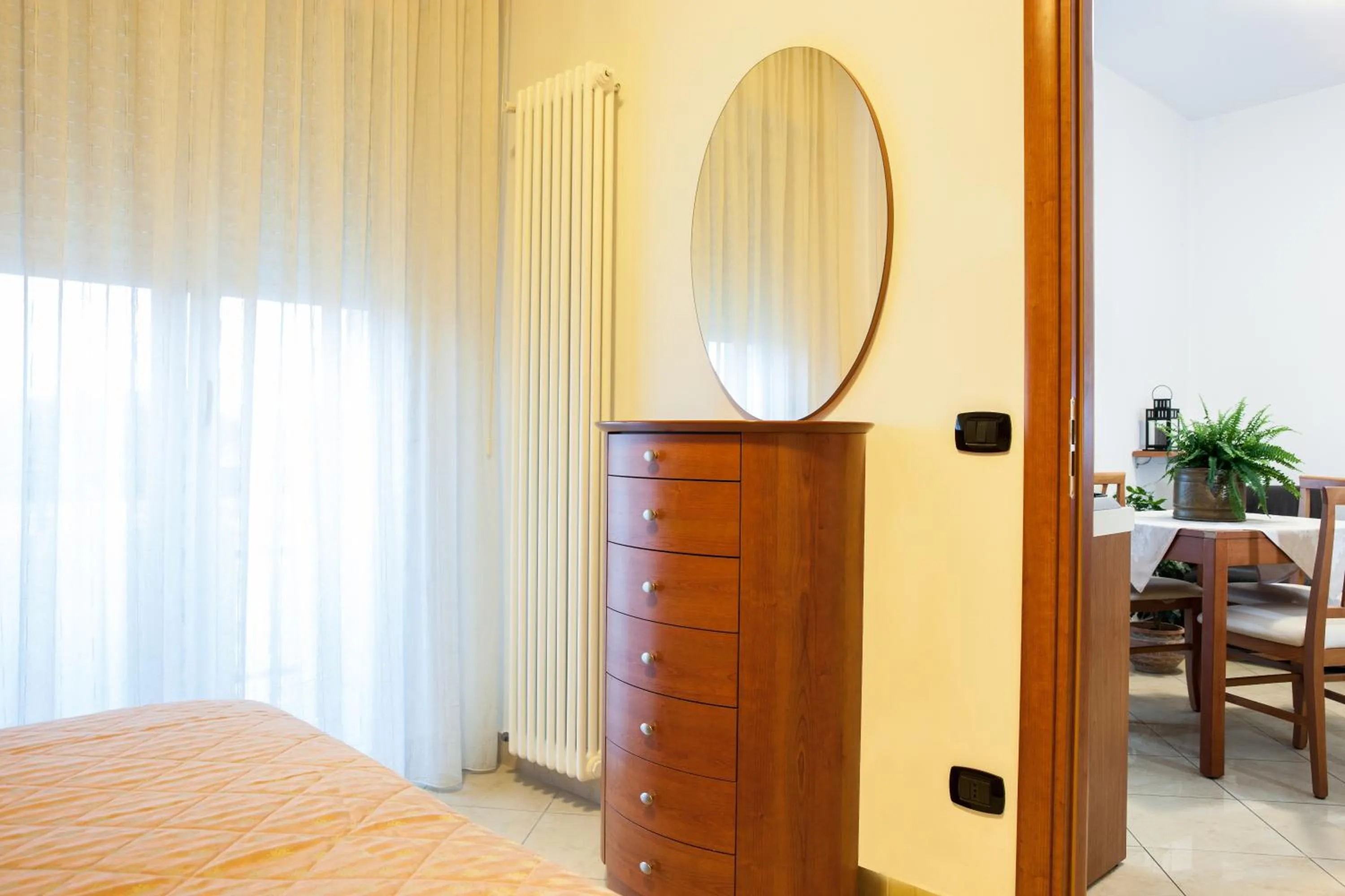 Decorative detail, Bed in Residence Fellini