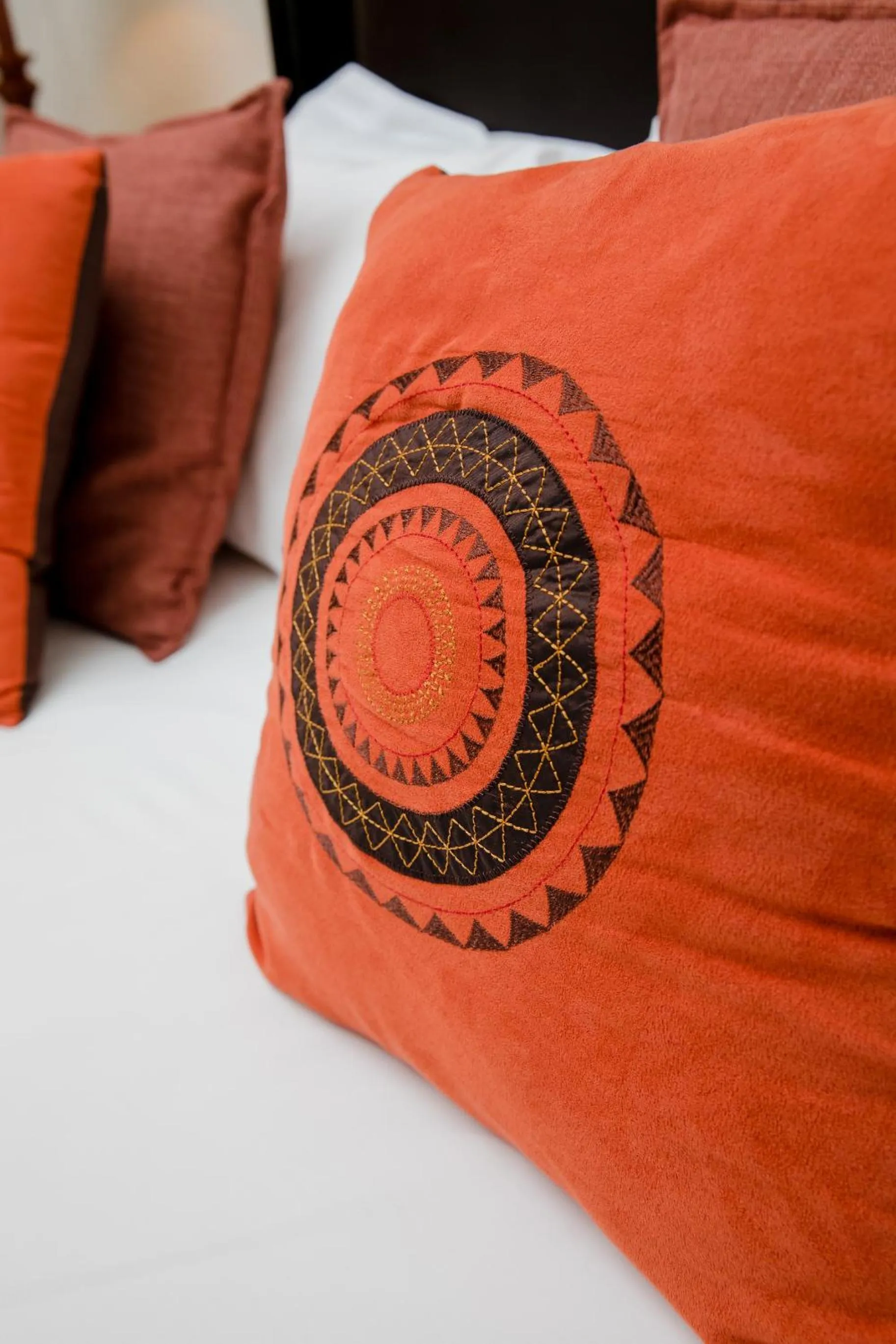 Decorative detail, Bed in 85 Ehmke Guesthouse