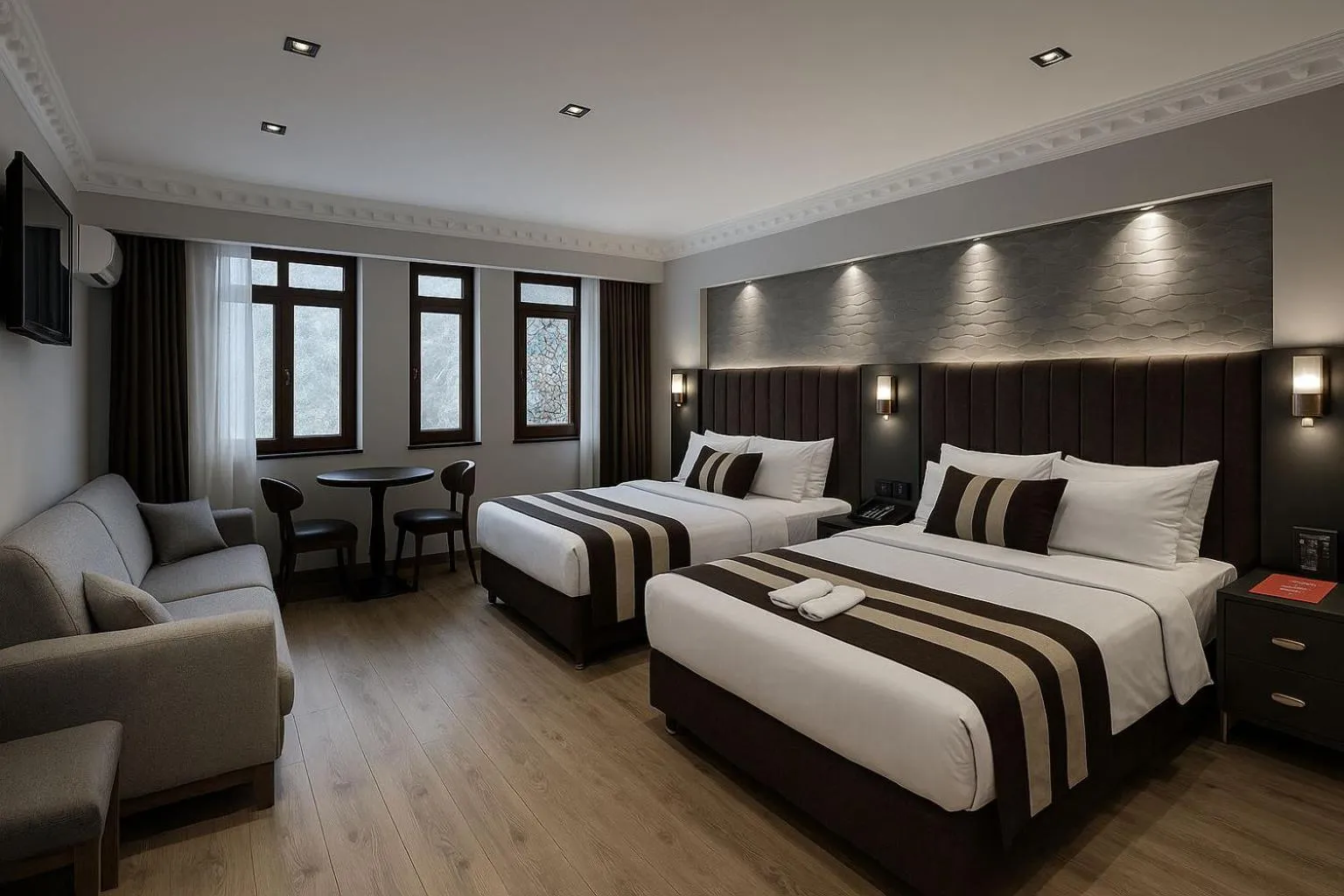 Bed in Blue Istanbul Hotel Taksim