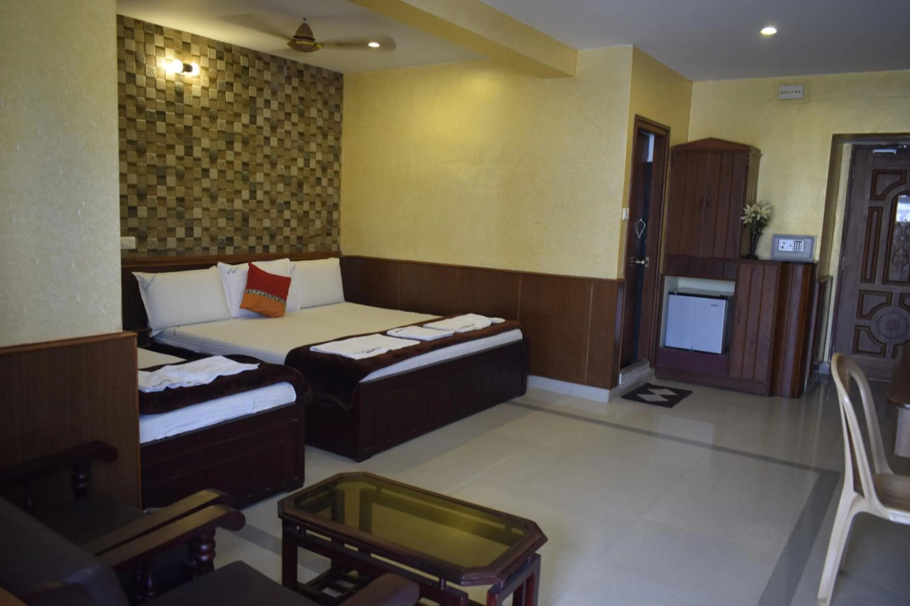 Bed in Arudhra Residency