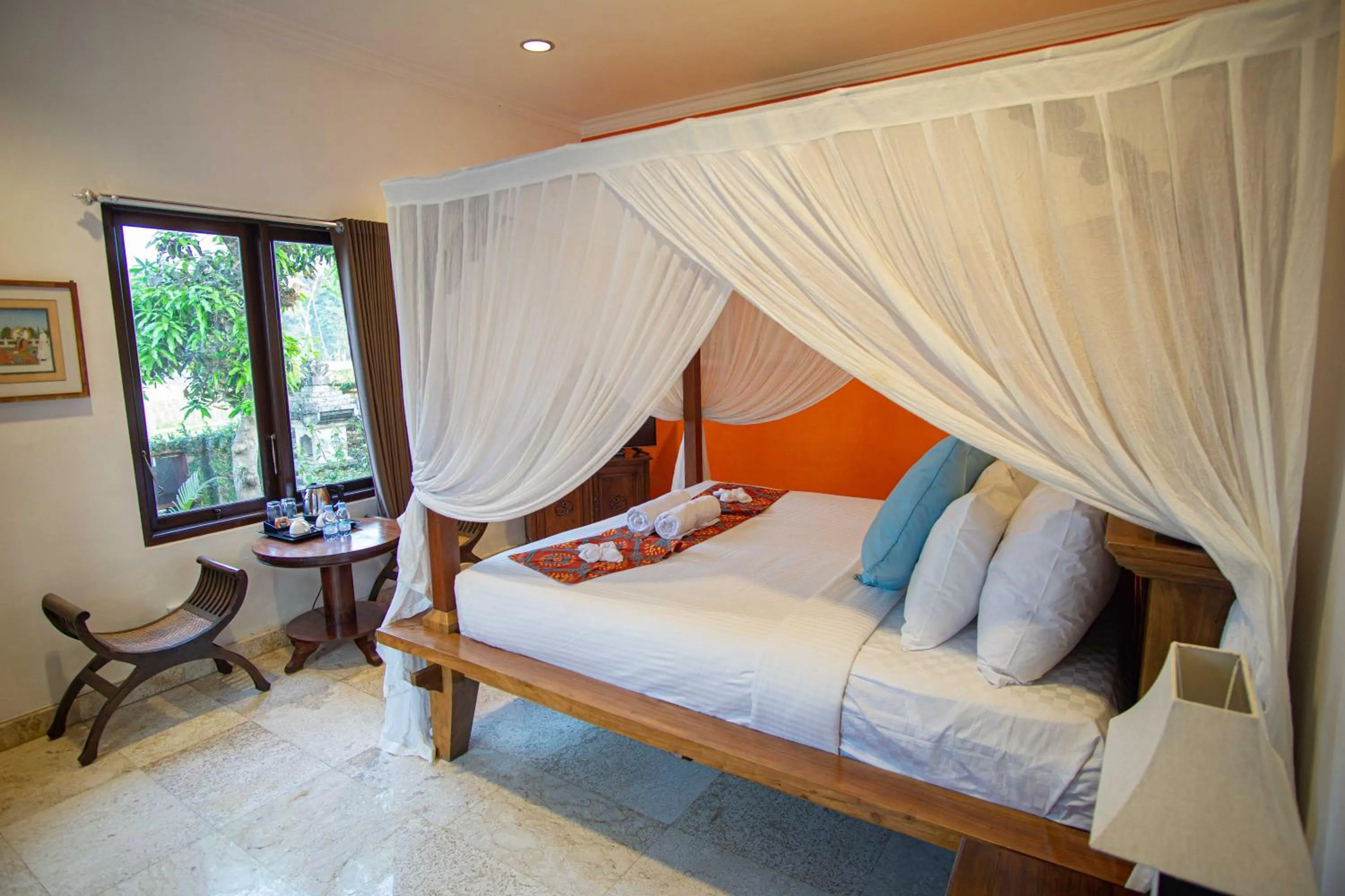 Bed in Balam Bali Villa