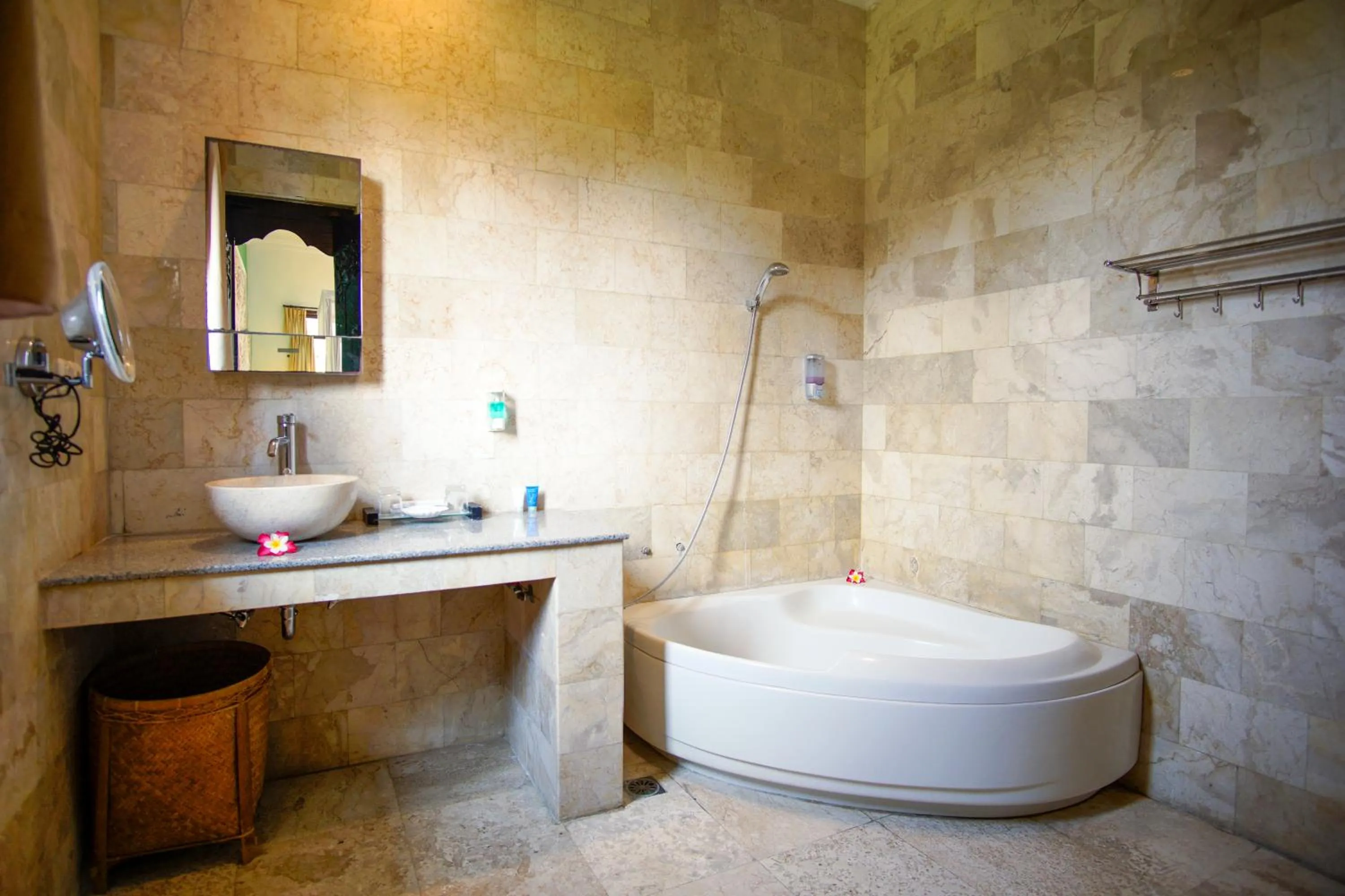 Shower in Balam Bali Villa