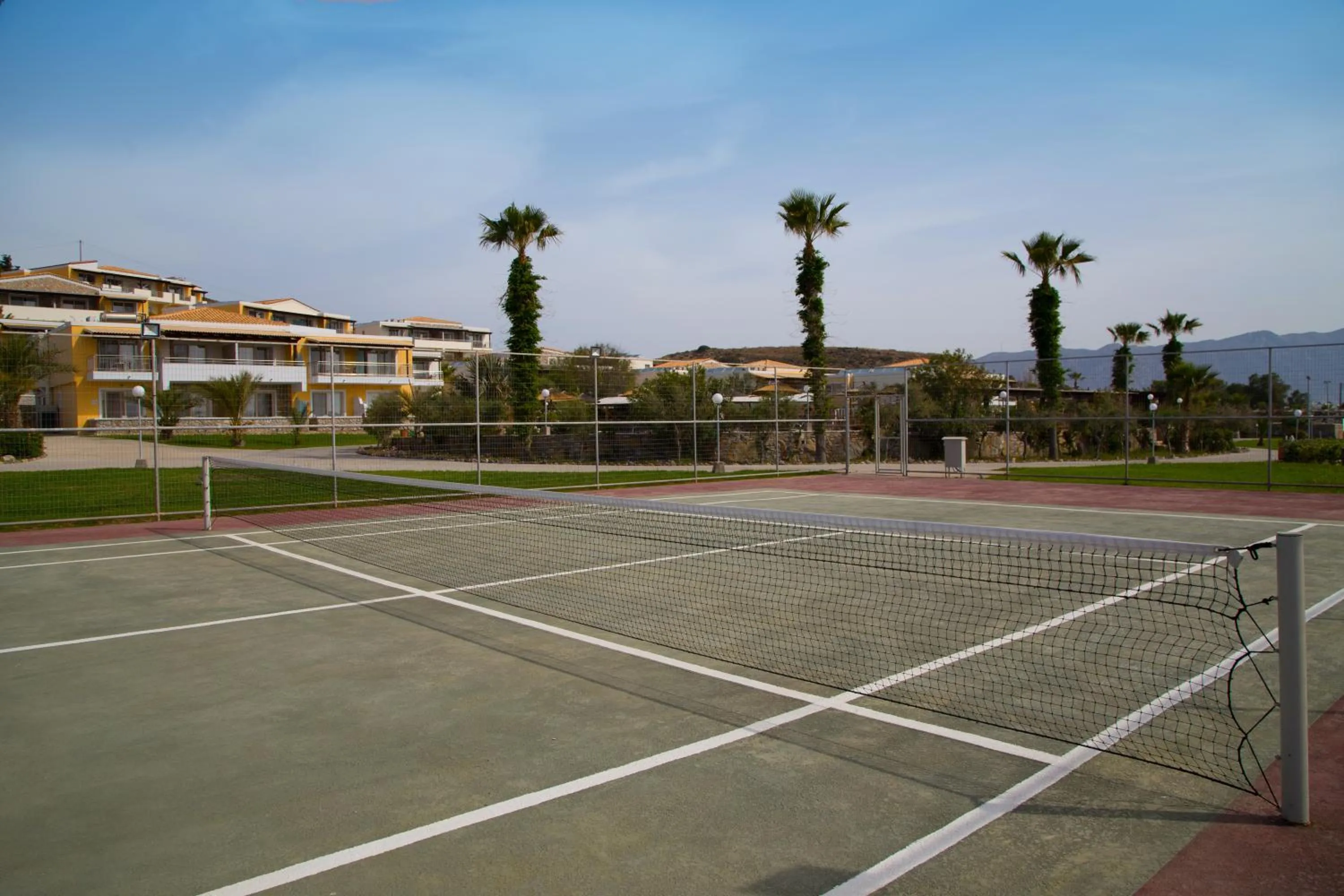 Tennis court in Grand Blue Beach Hotel