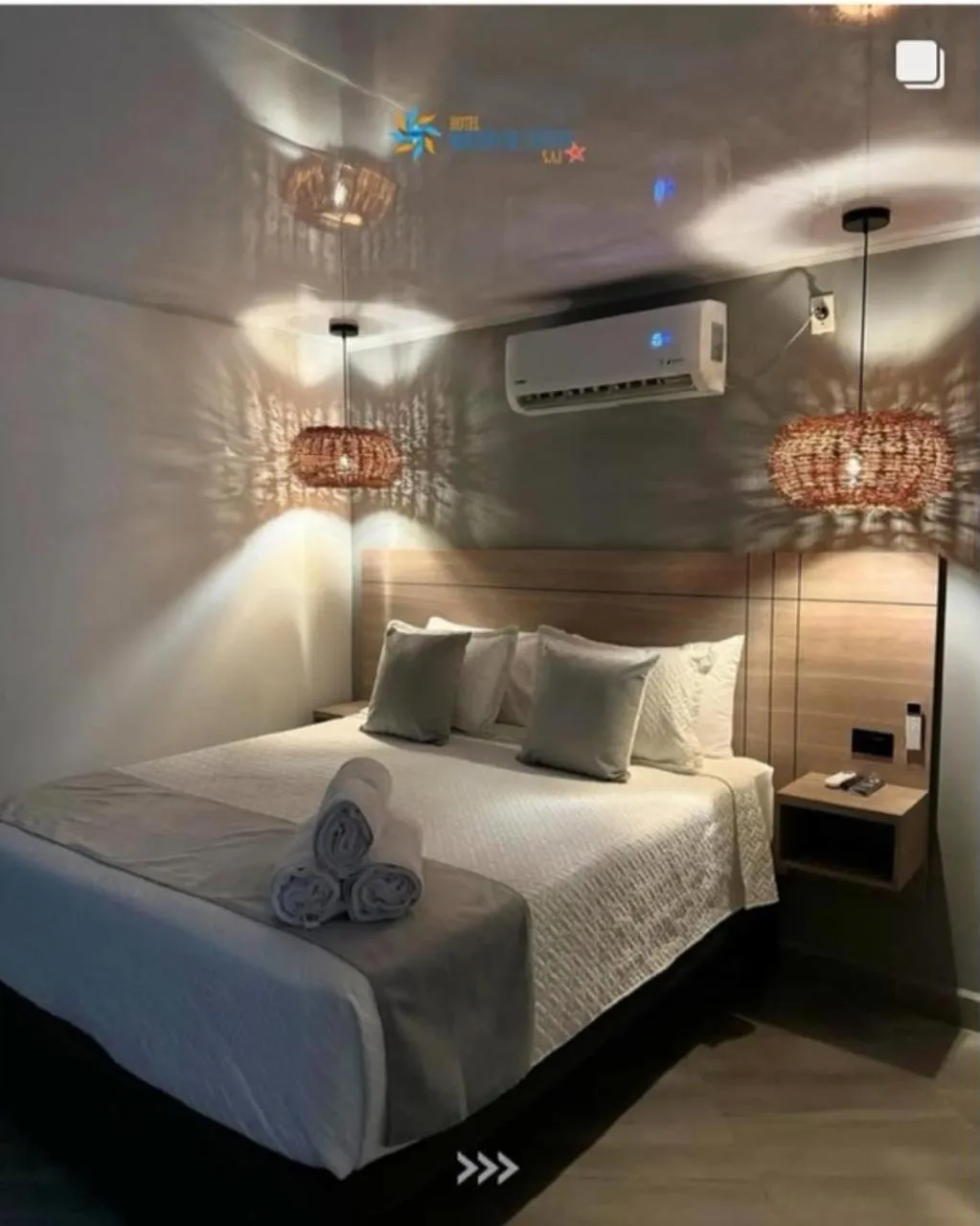 Bed in Hotel Molino de Viento