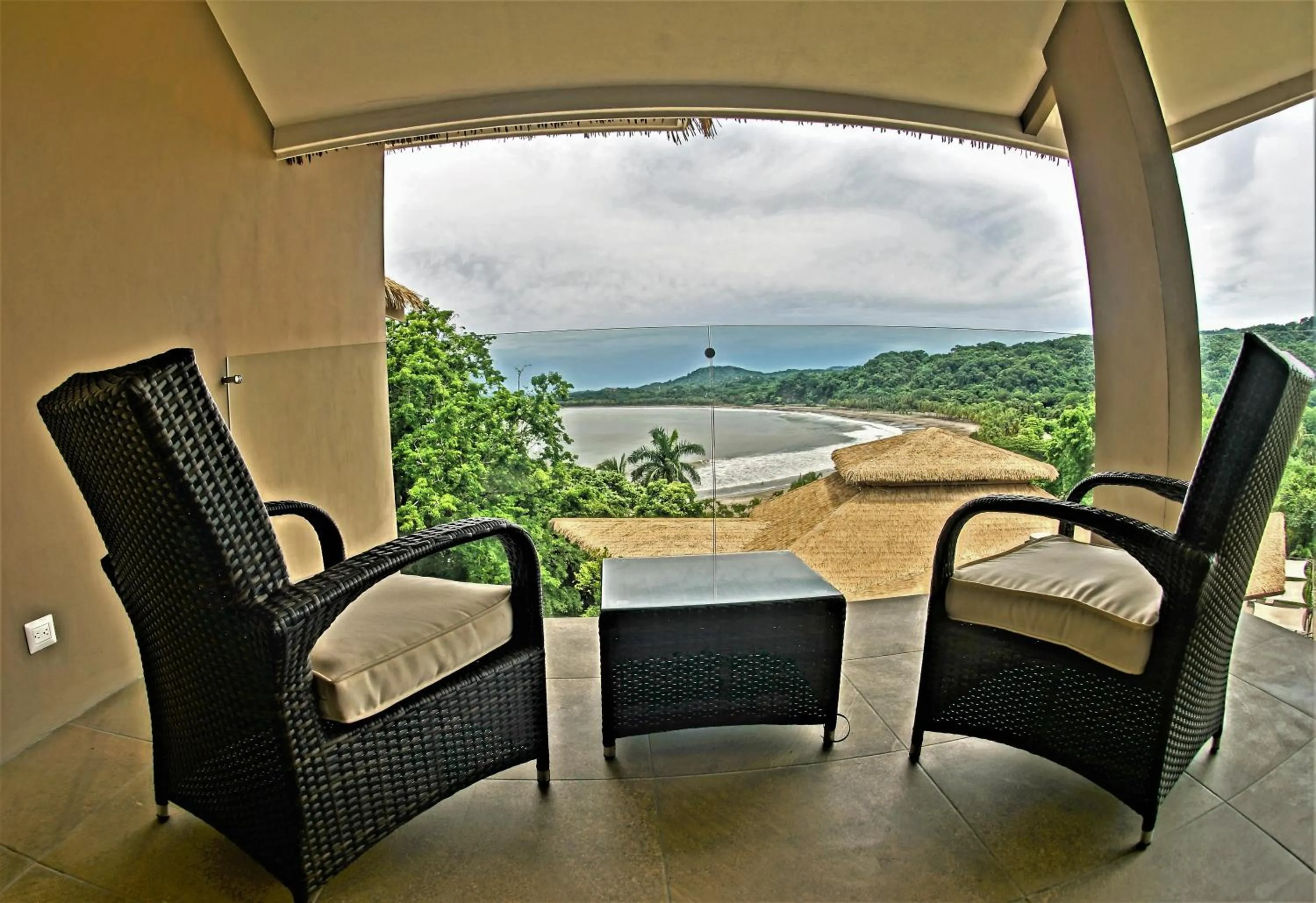 Balcony/Terrace in Nammbú Beach Front Bungalows