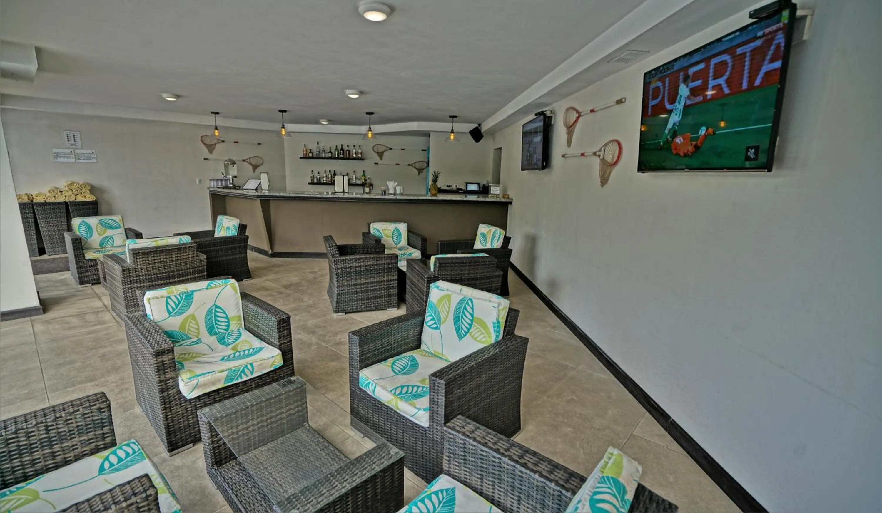 Lounge or bar in Nammbú Beach Front Bungalows