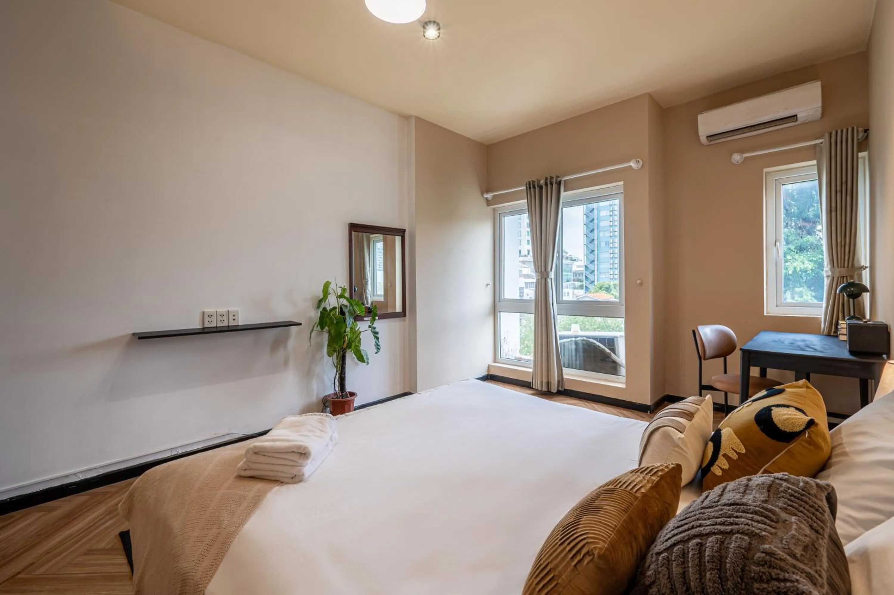 Bedroom, Bed in Serenity Center Saigon