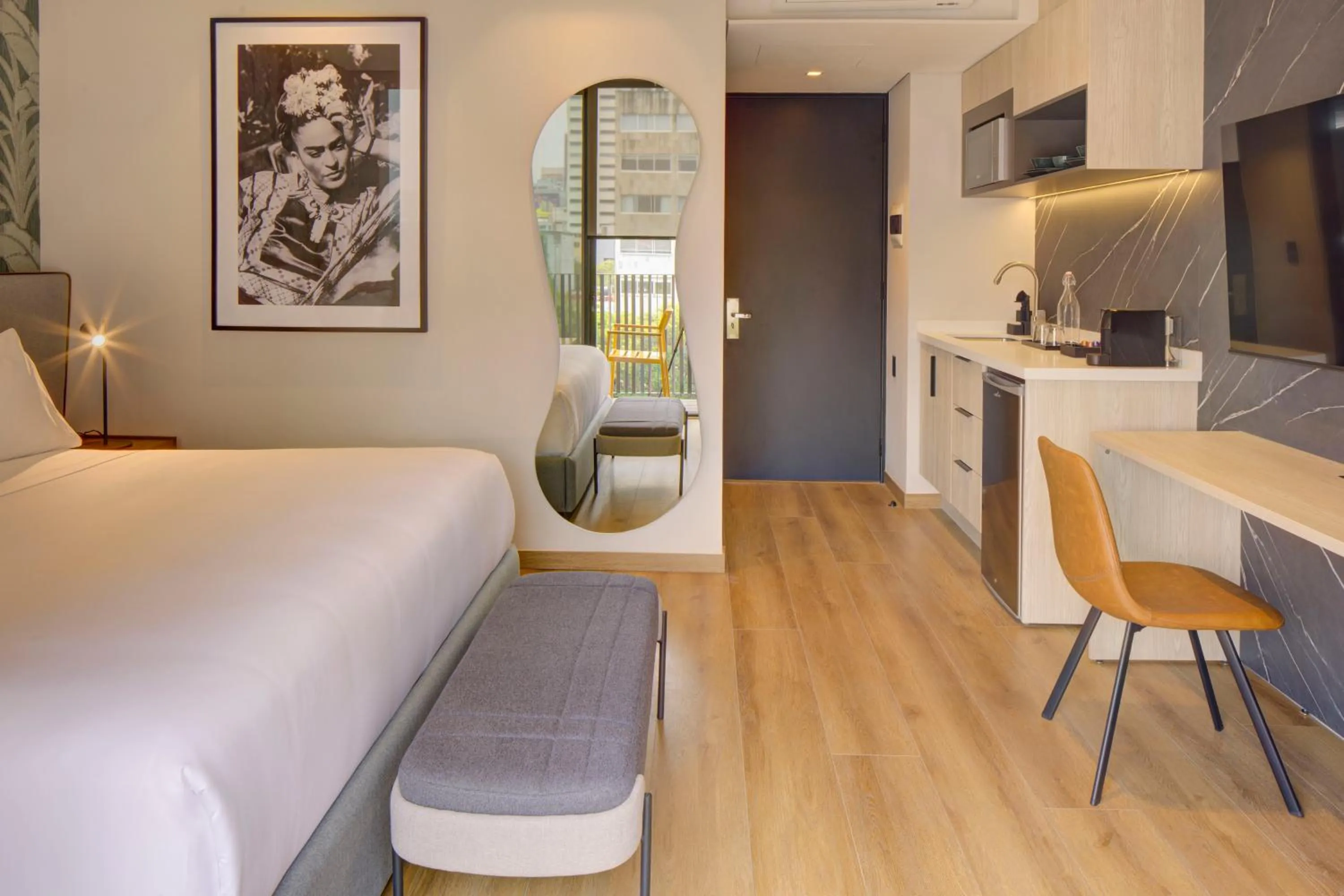 Bed in Ubicuo Hotel Boutique